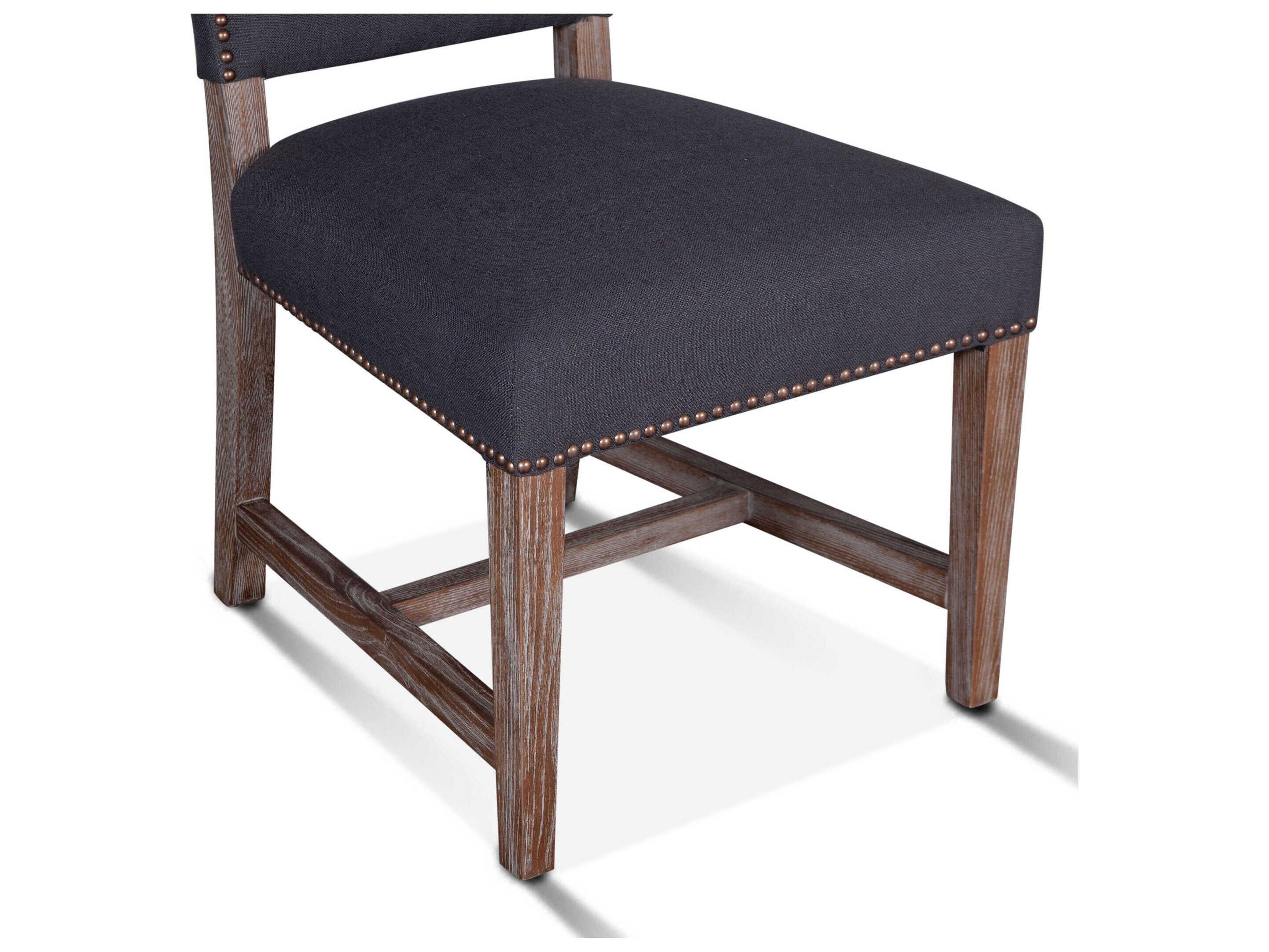 World Interiors Dani Birch Wood Brown Upholstered Side Dining Chair