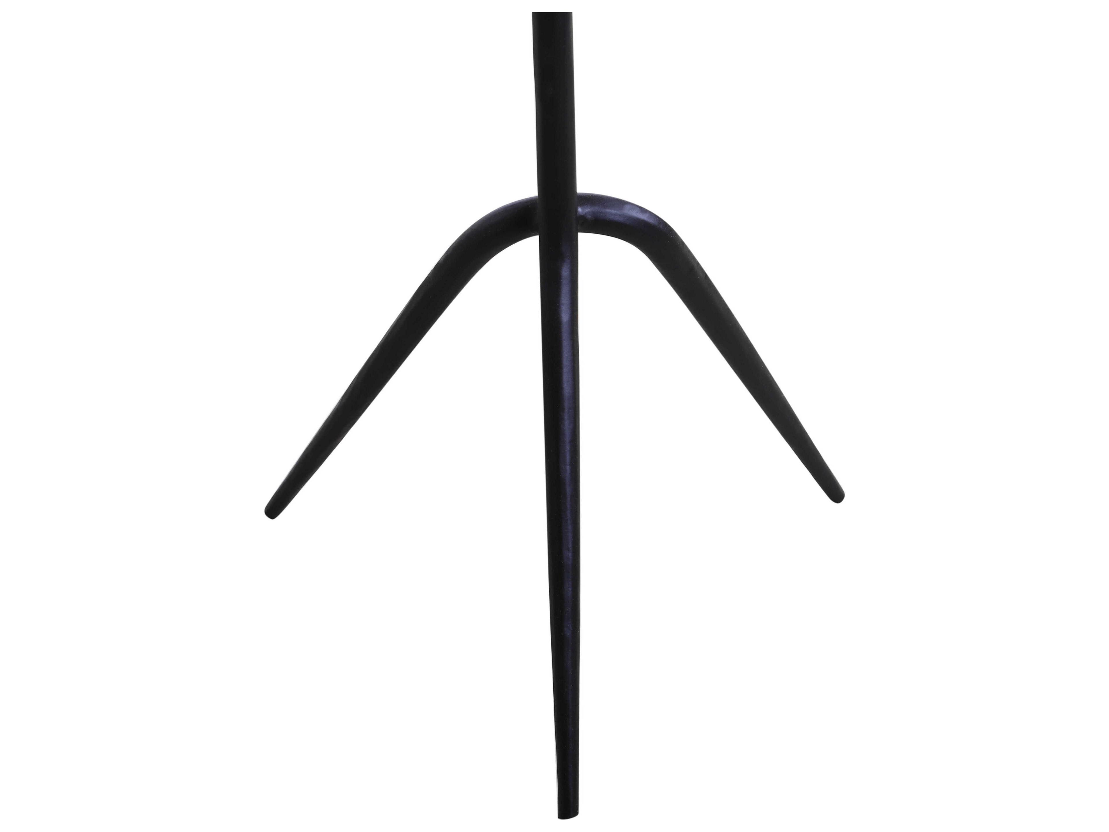 World Interiors Glacier Round Marble End Table