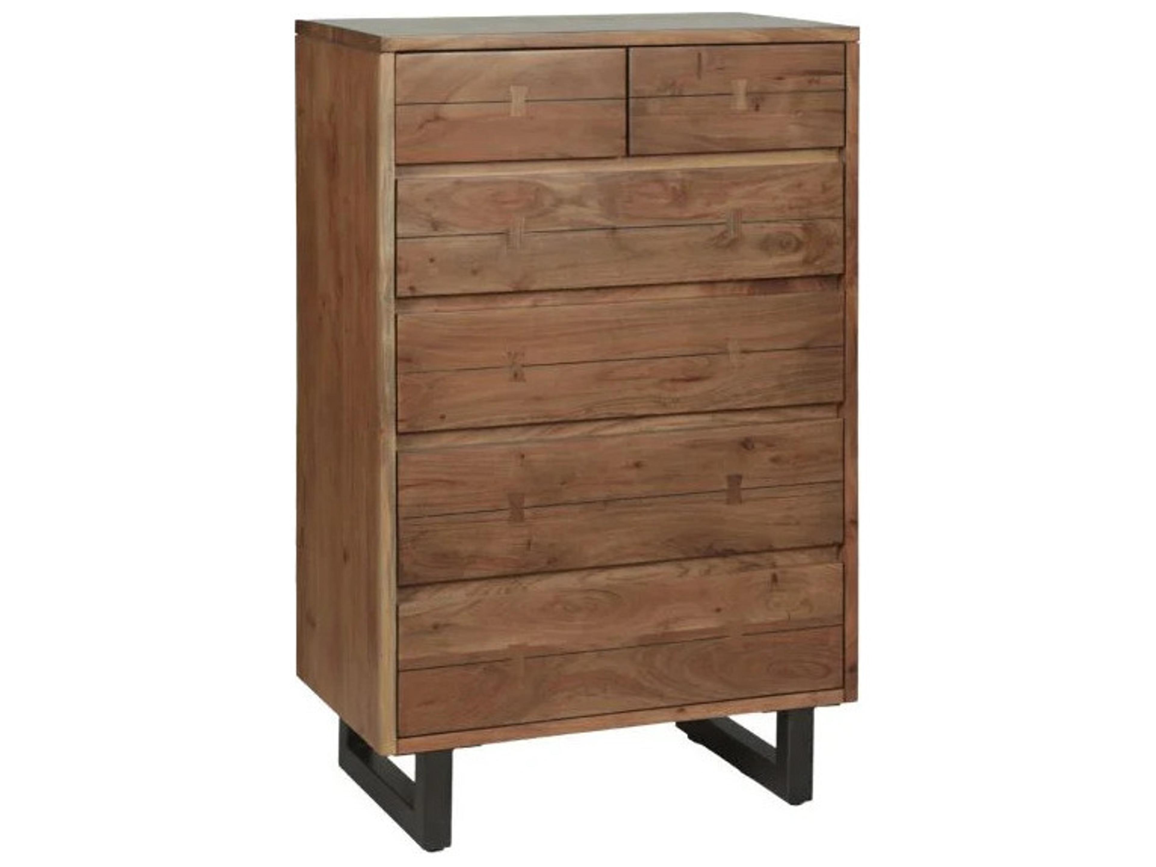 Glenwood Brown Acacia Wood Accent Chest