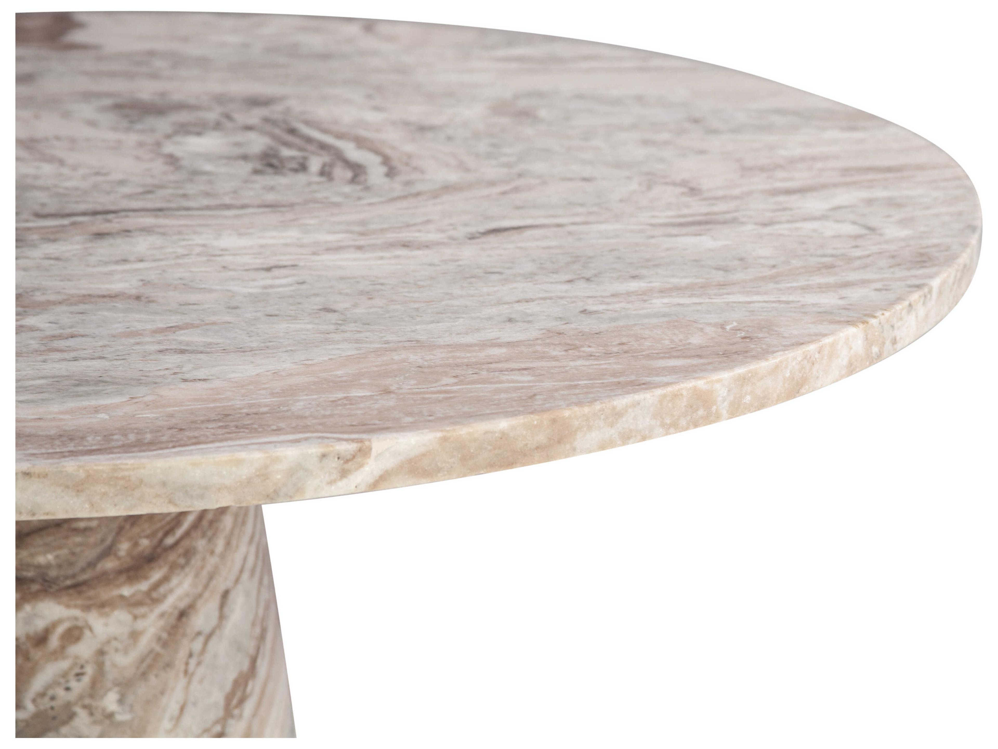 World Interiors Giza Round Marble Dining Table