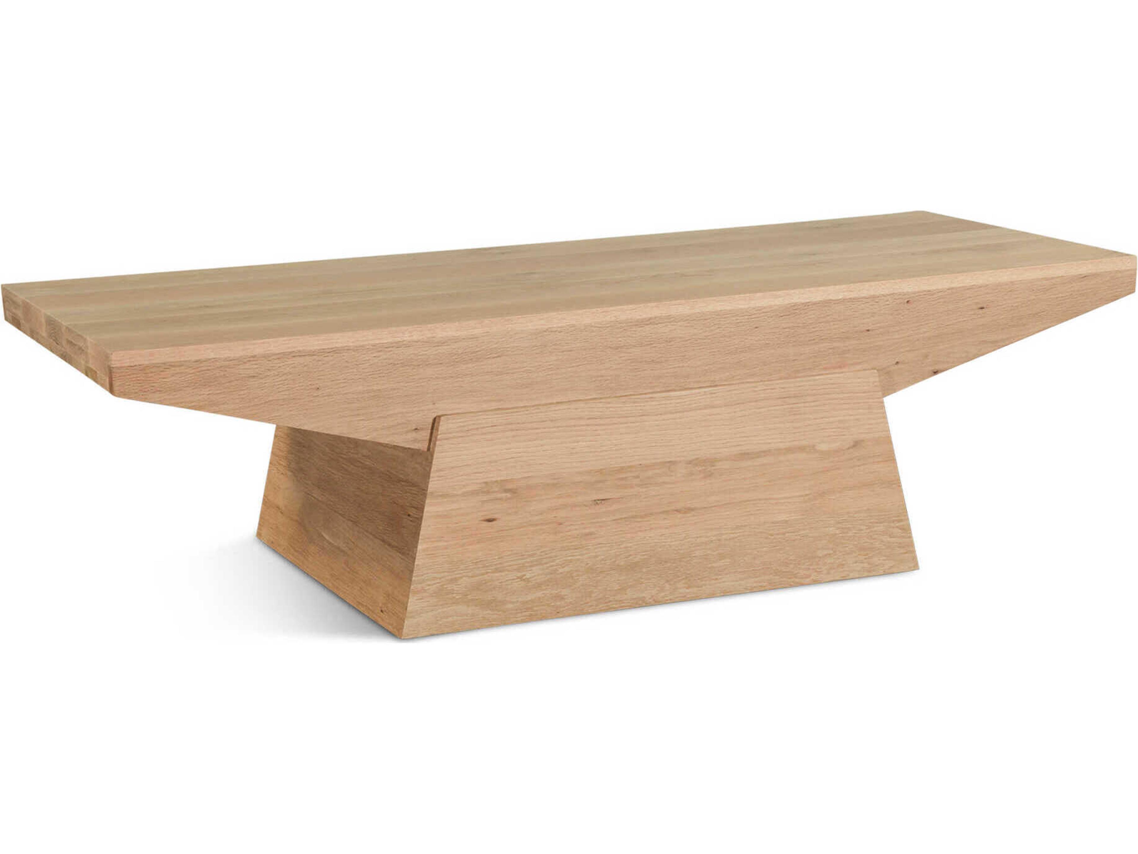 Incus Rectangular Wood Natural Oak Coffee Table