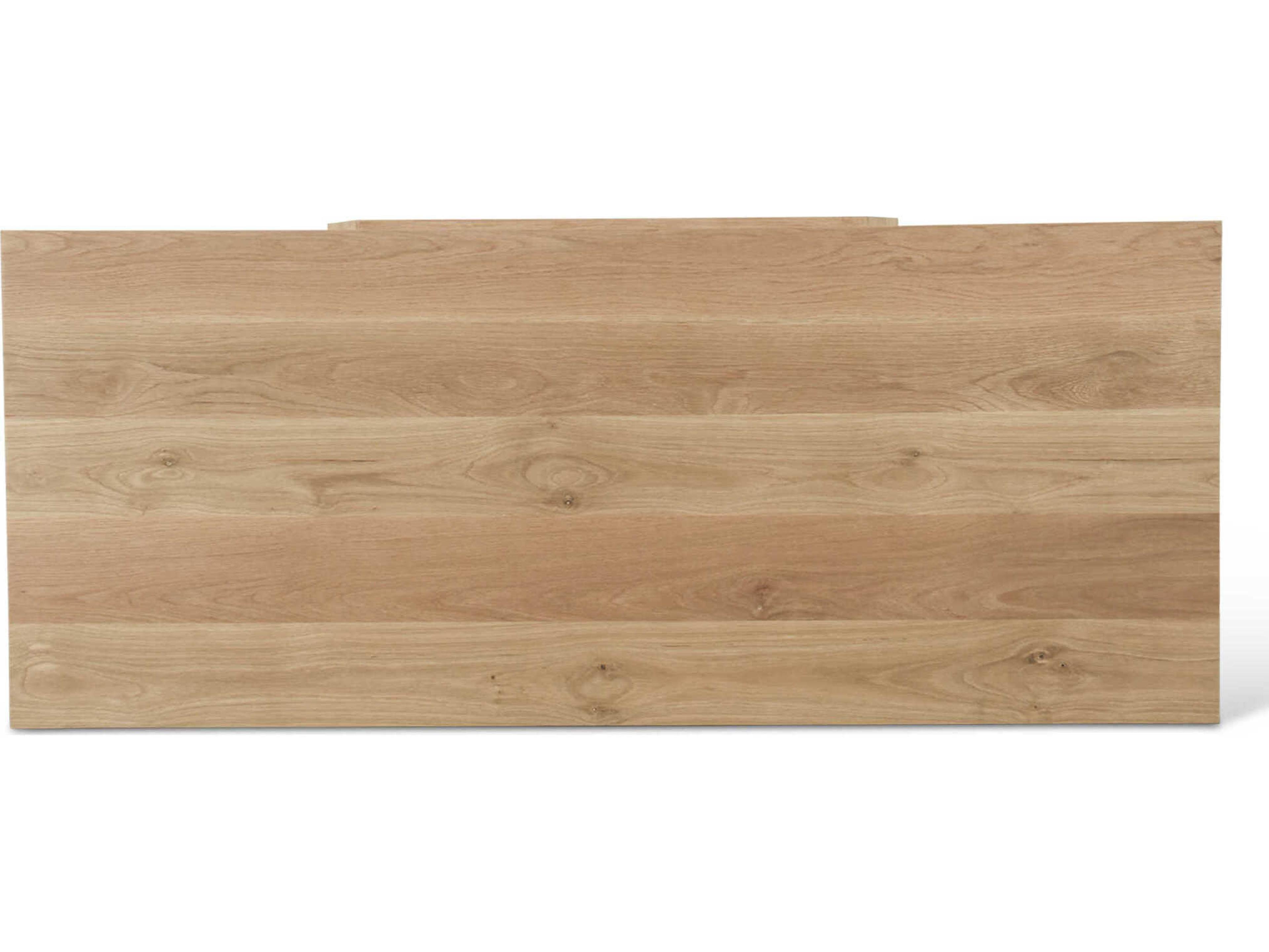 World Interiors Incus Rectangular Wood Natural Oak Coffee Table