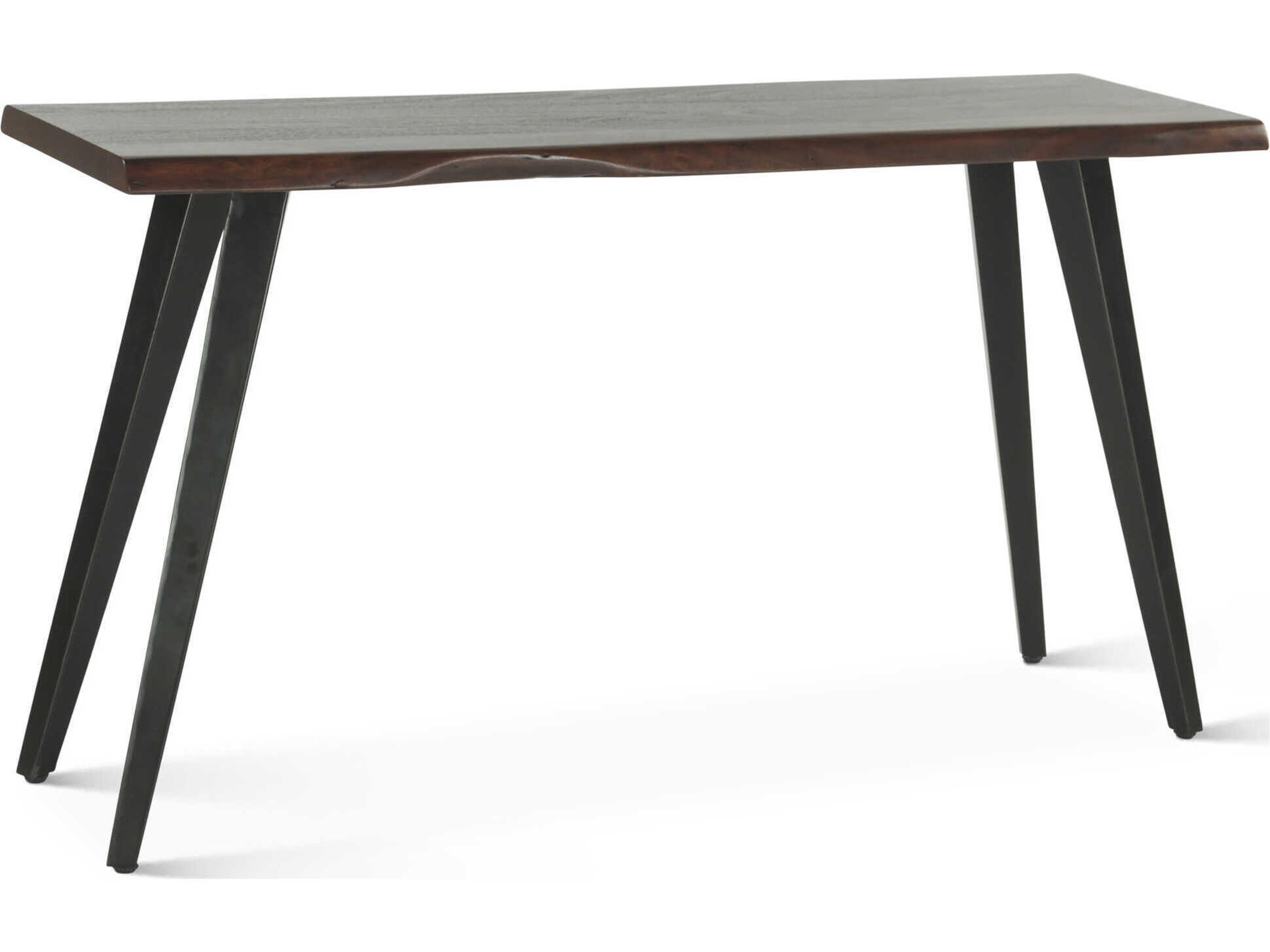 Knoxville Rectangular Wood Walnut Console Table