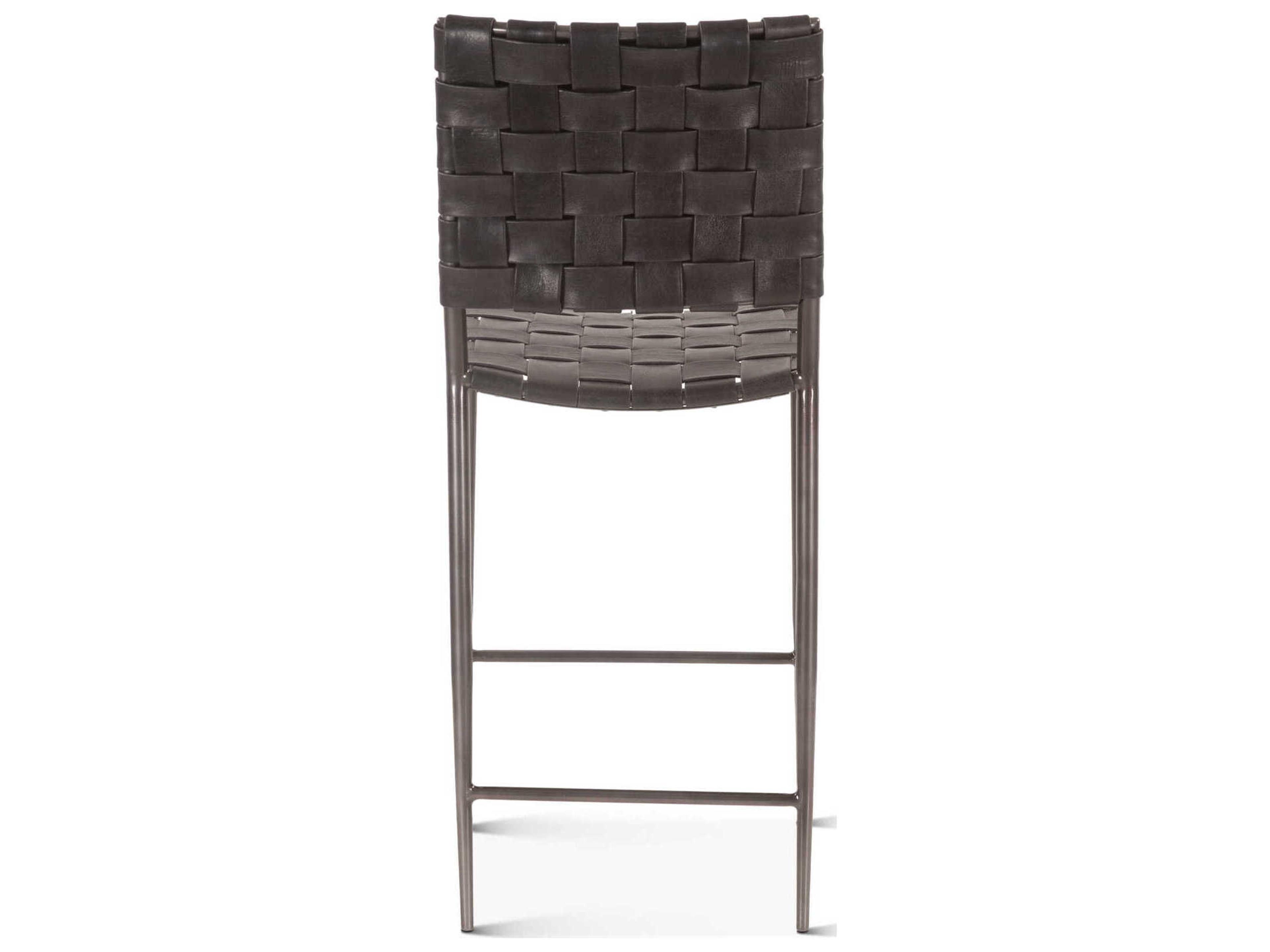 World Interiors Lund Leather Counter Stool
