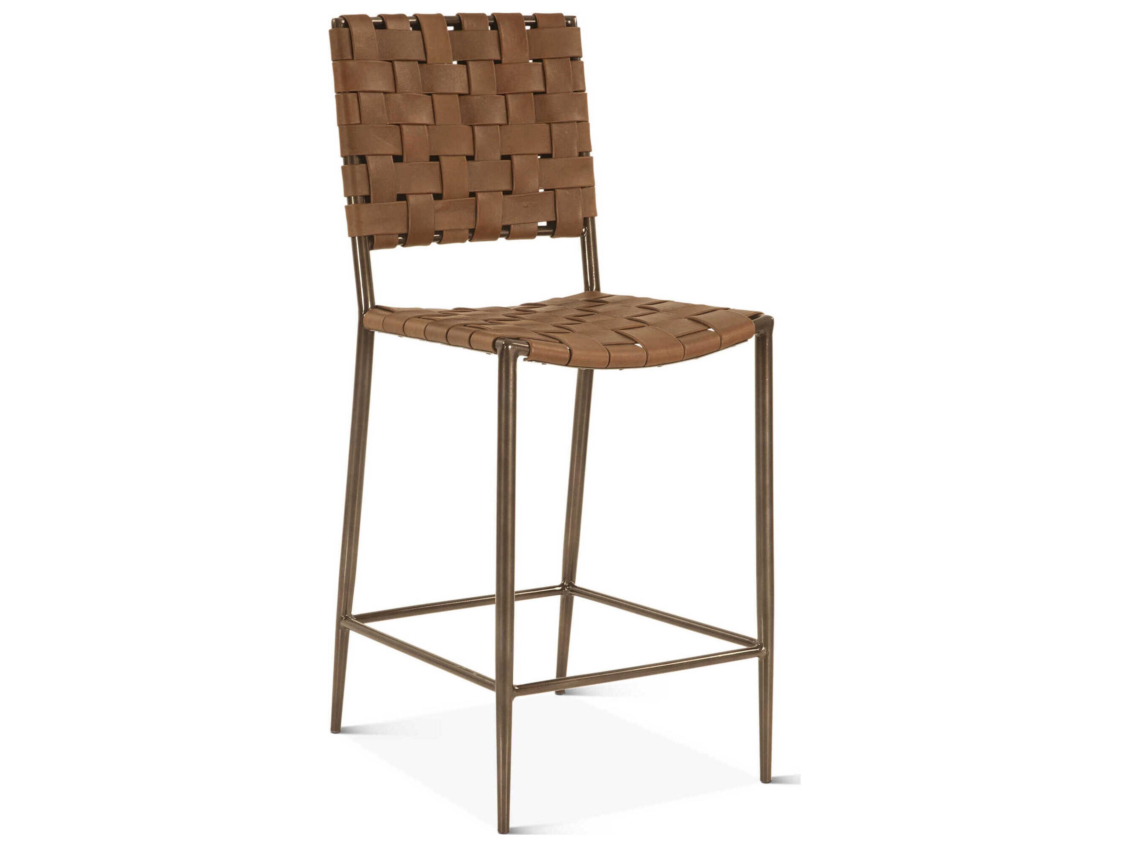 Lund Leather Counter Stool