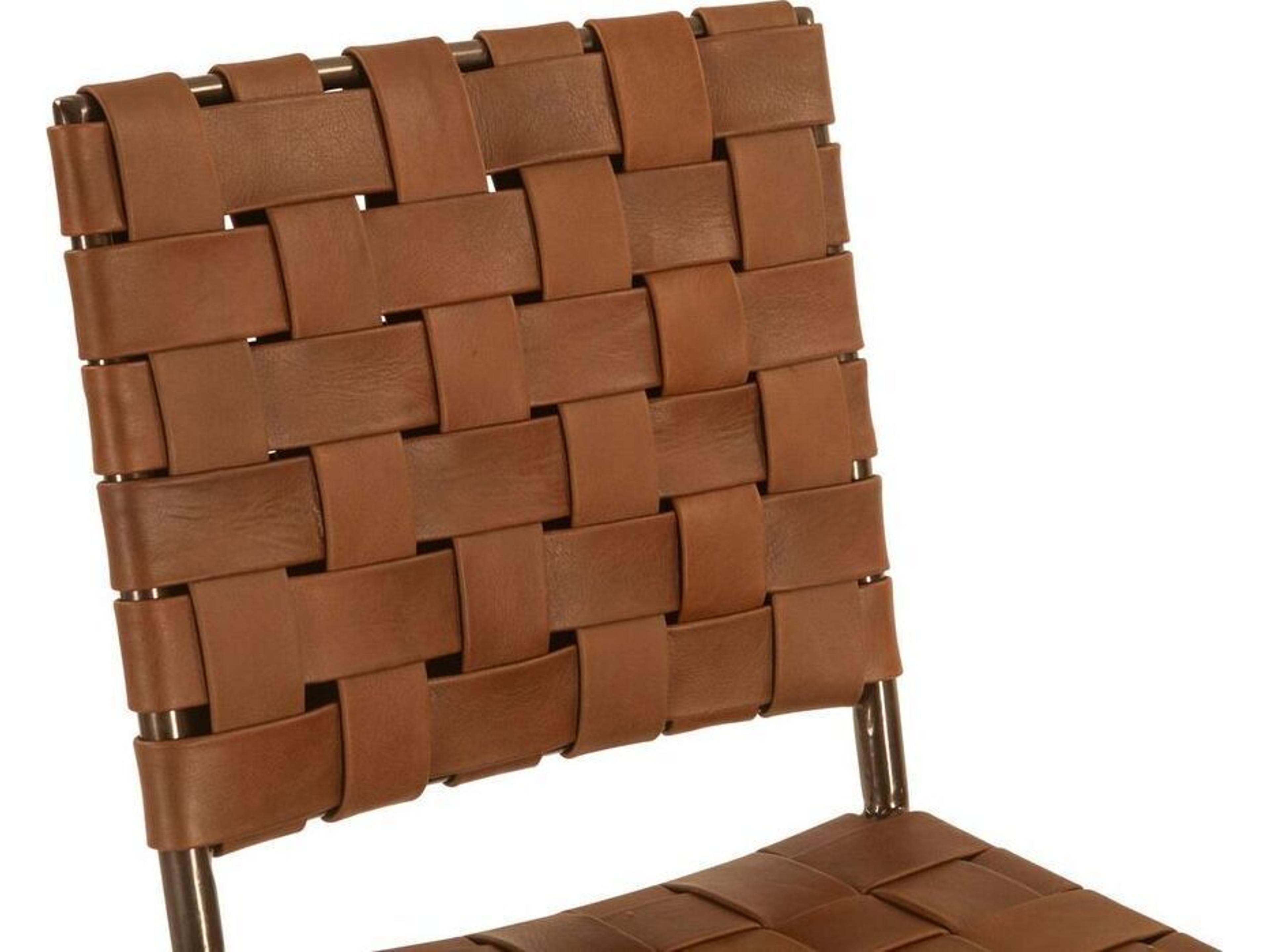 World Interiors Lund Brown Armless Dining Chair