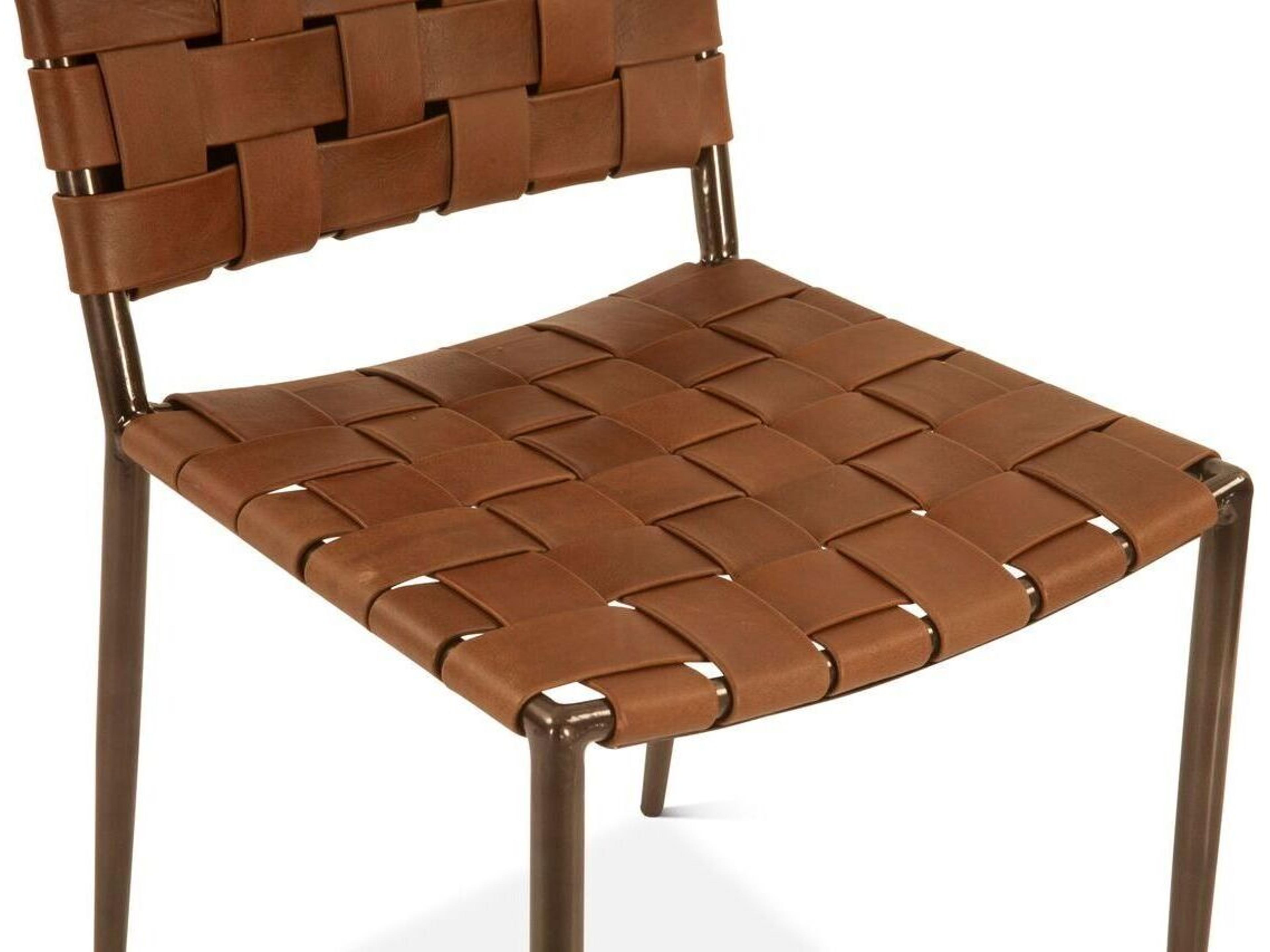 World Interiors Lund Brown Armless Dining Chair