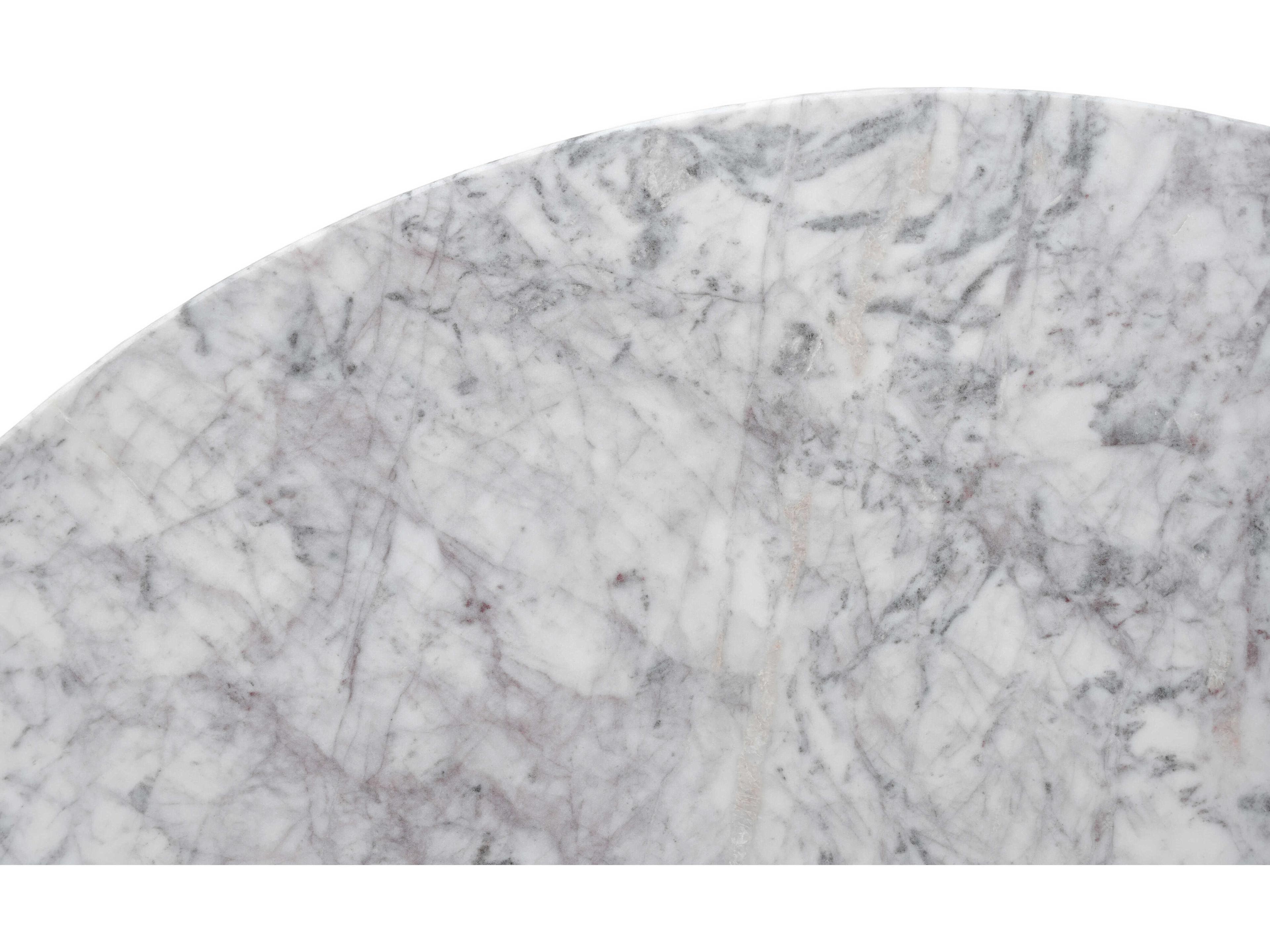 World Interiors Madrid Round Marble Dining Table