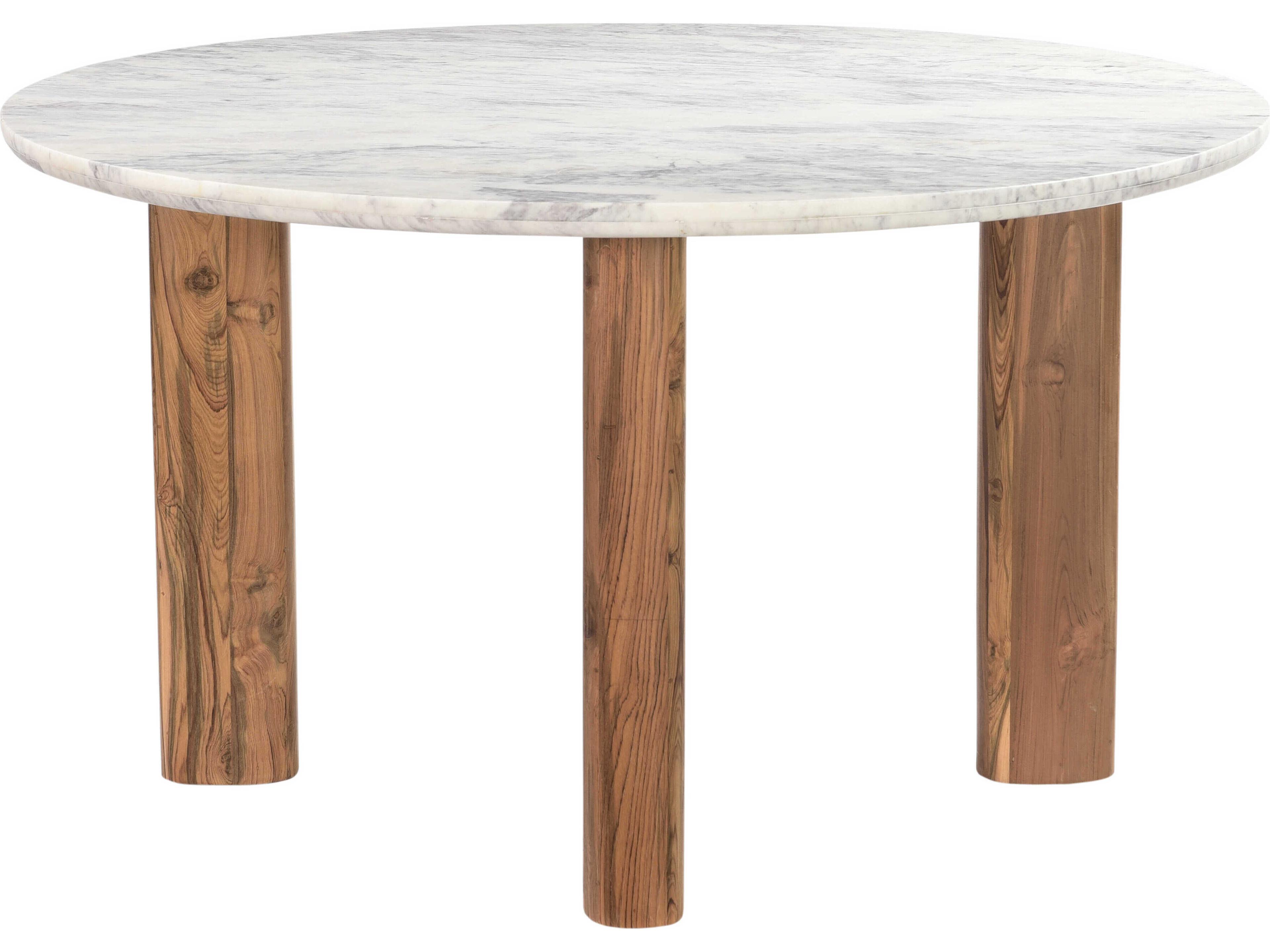 World Interiors Madrid Round Marble Dining Table