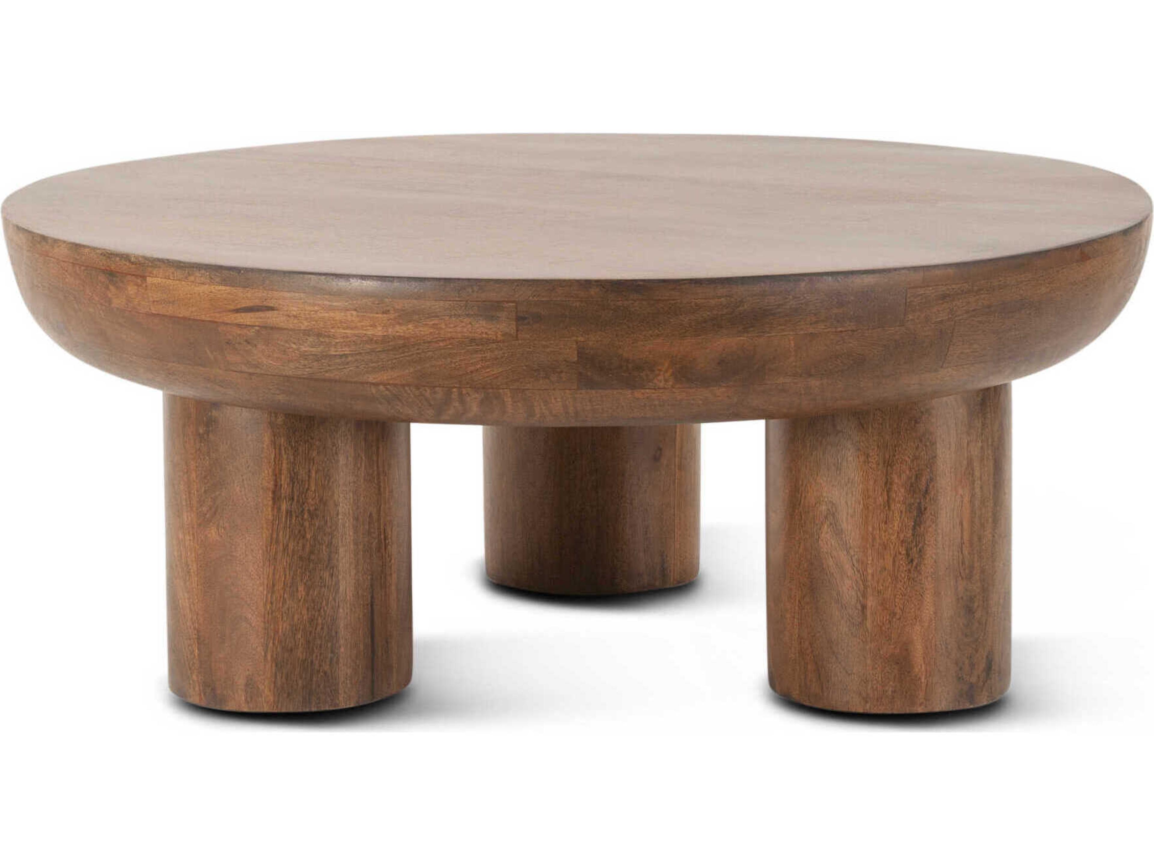 Noto Round Wood Coffee Table