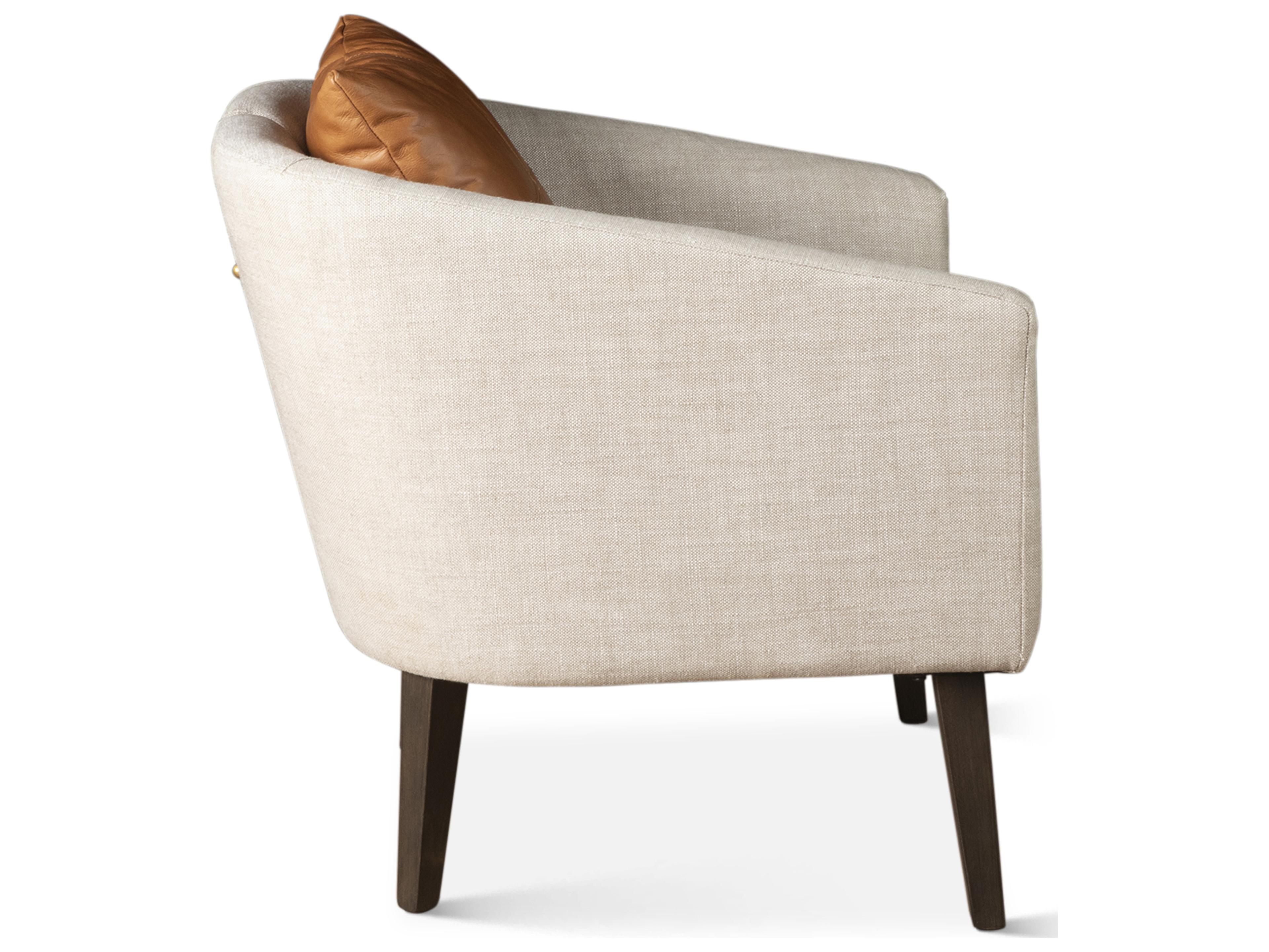 World Interiors Olivia Beige Accent Chair