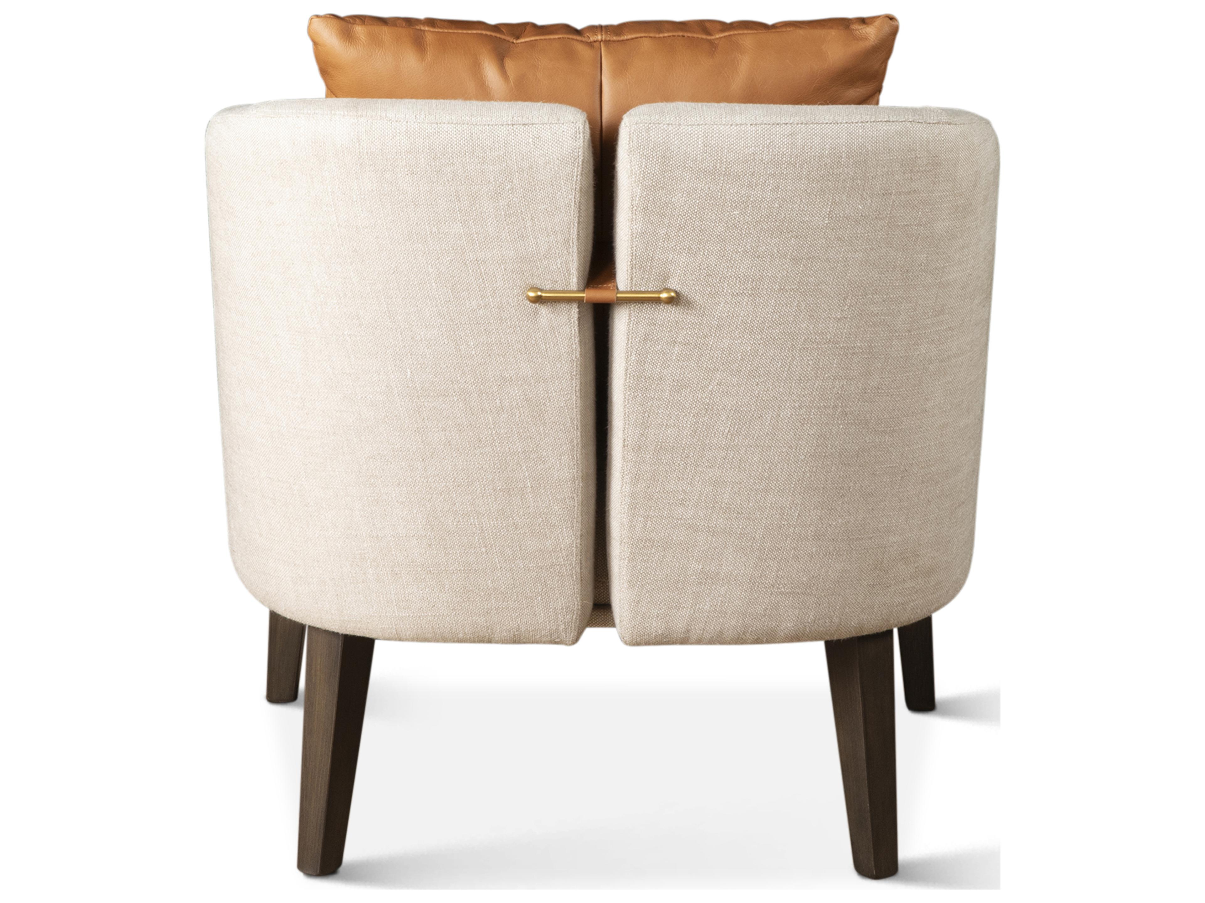 World Interiors Olivia Beige Accent Chair