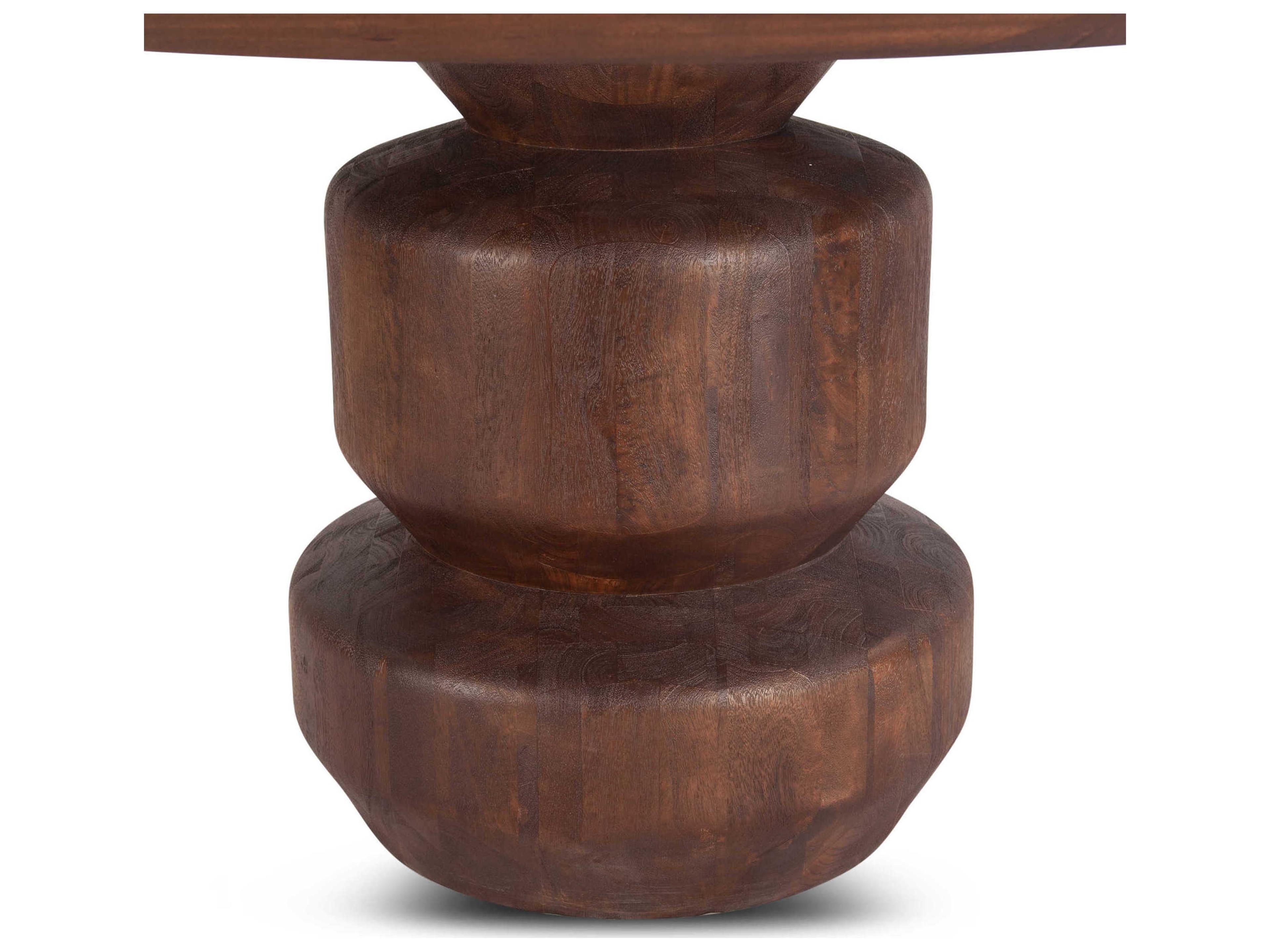 World Interiors Oxford Round Wood Dining Table