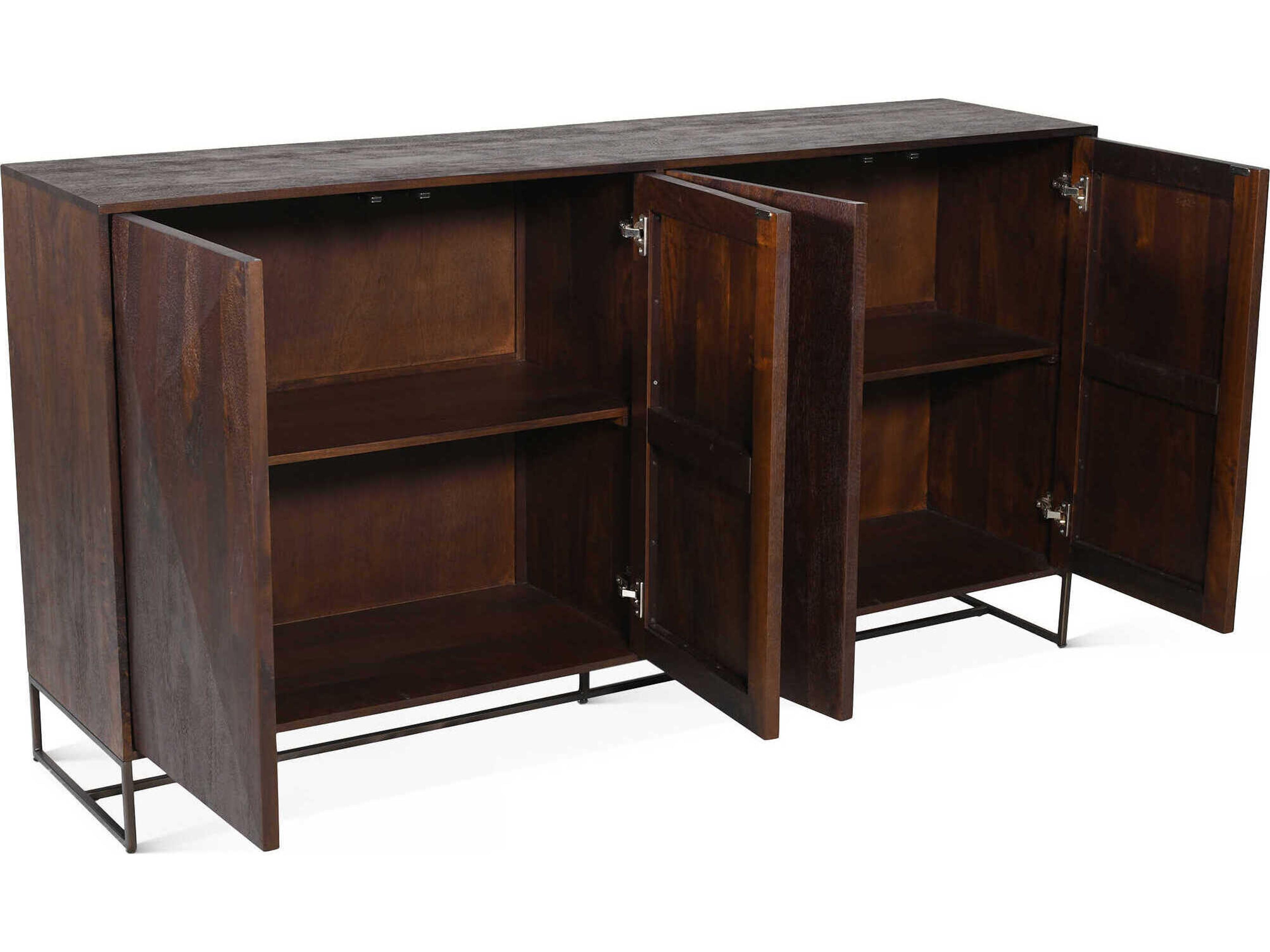 World Interiors Oxford 76" Mango Wood Sideboard