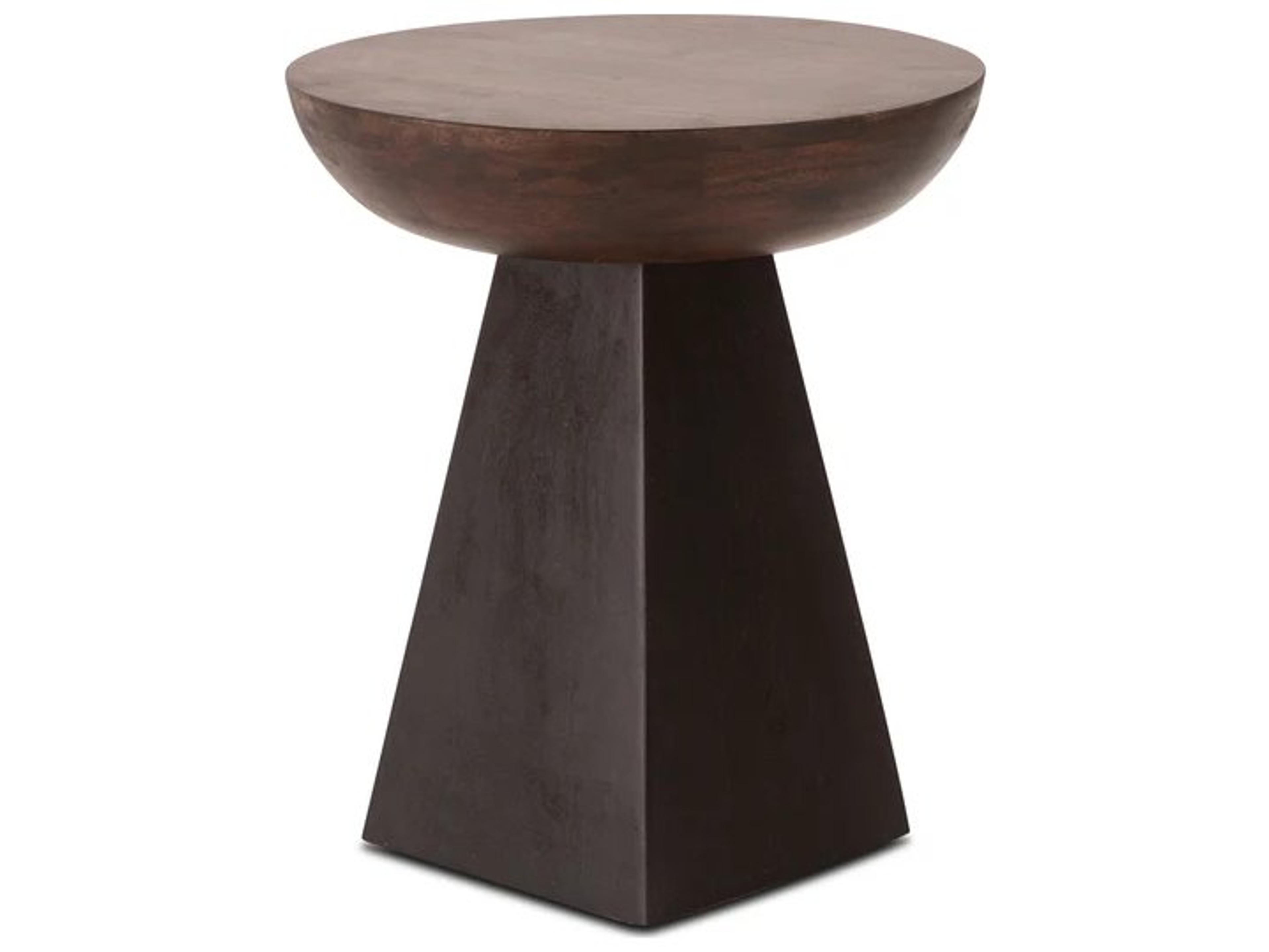 Palm Desert Royal Brown Round End Table