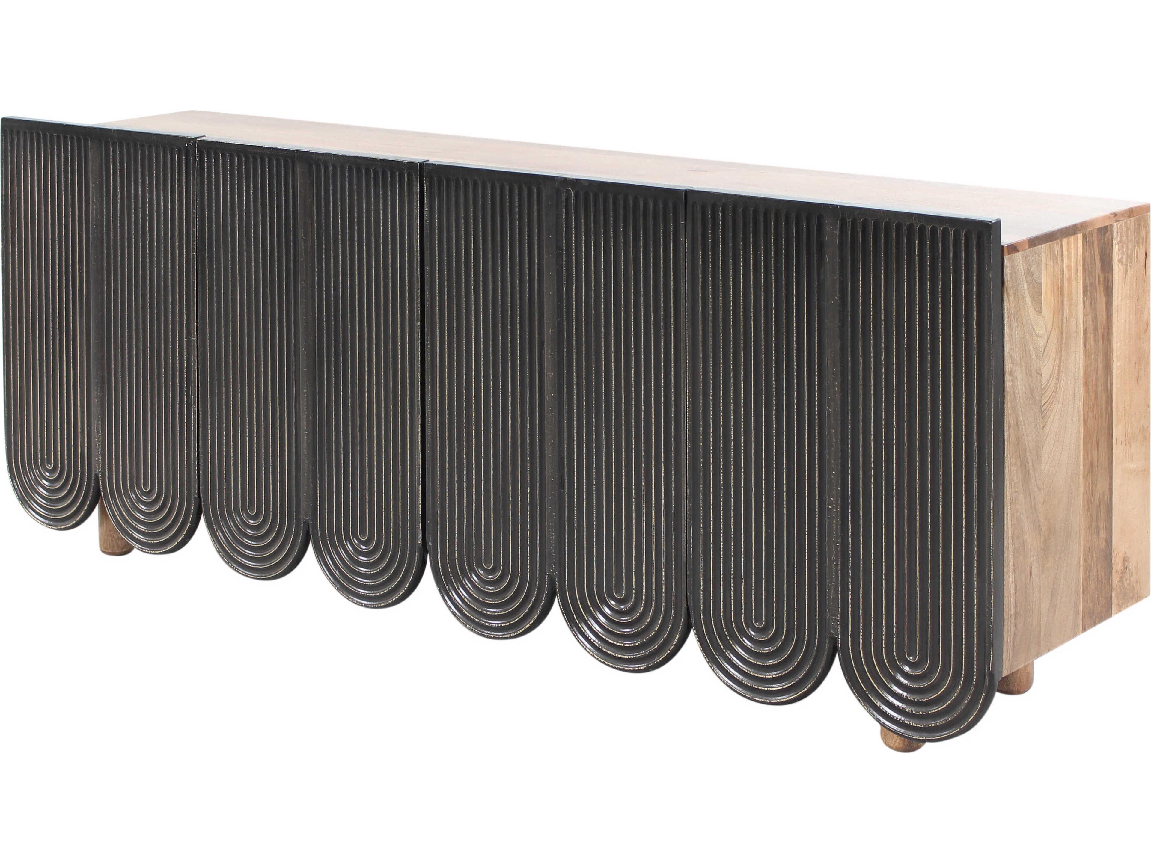 Palm Desert 80" Mango Wood Natural Sideboard