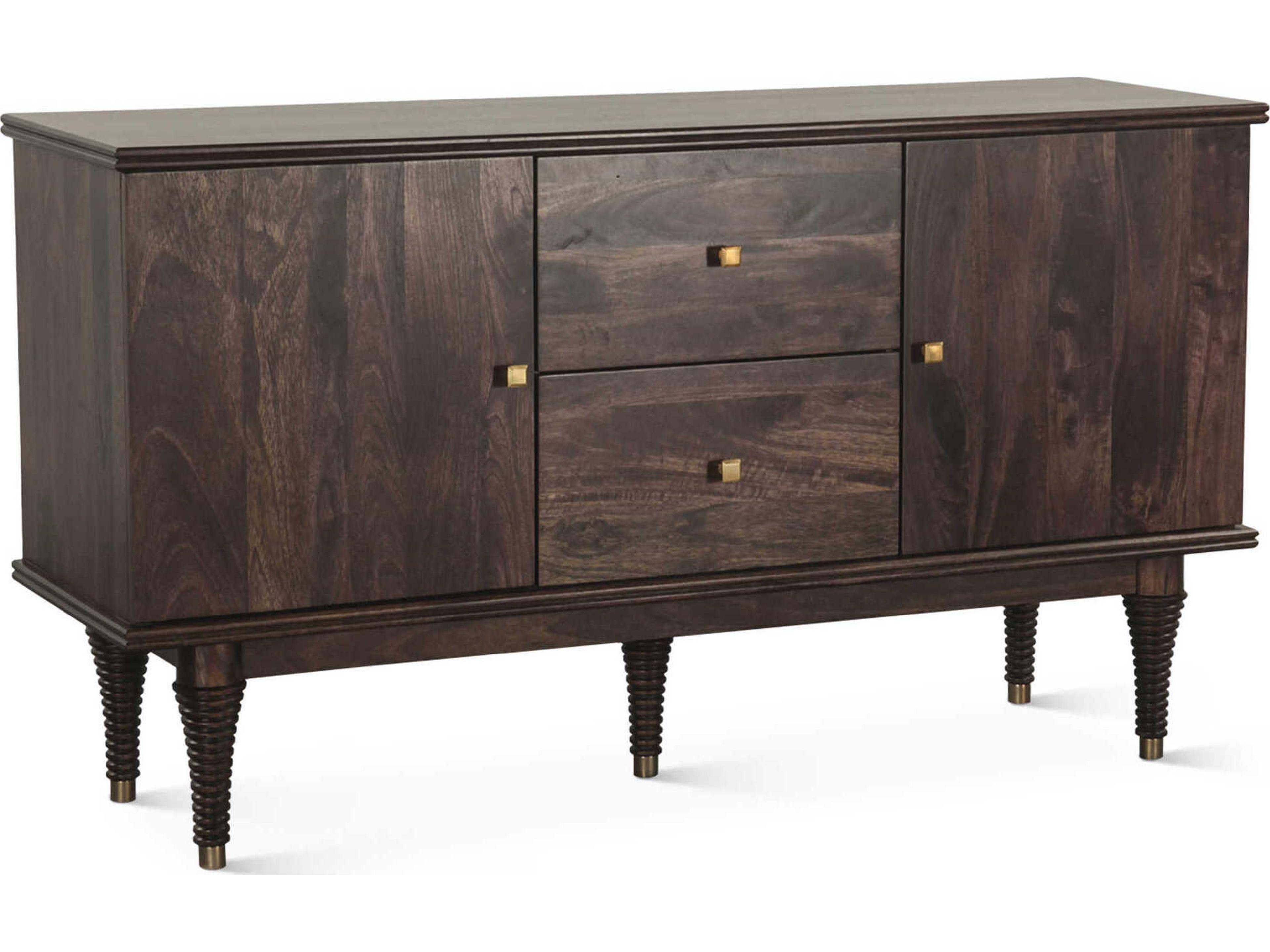 Provence 56" Mango Wood Dark Walnut Sideboard