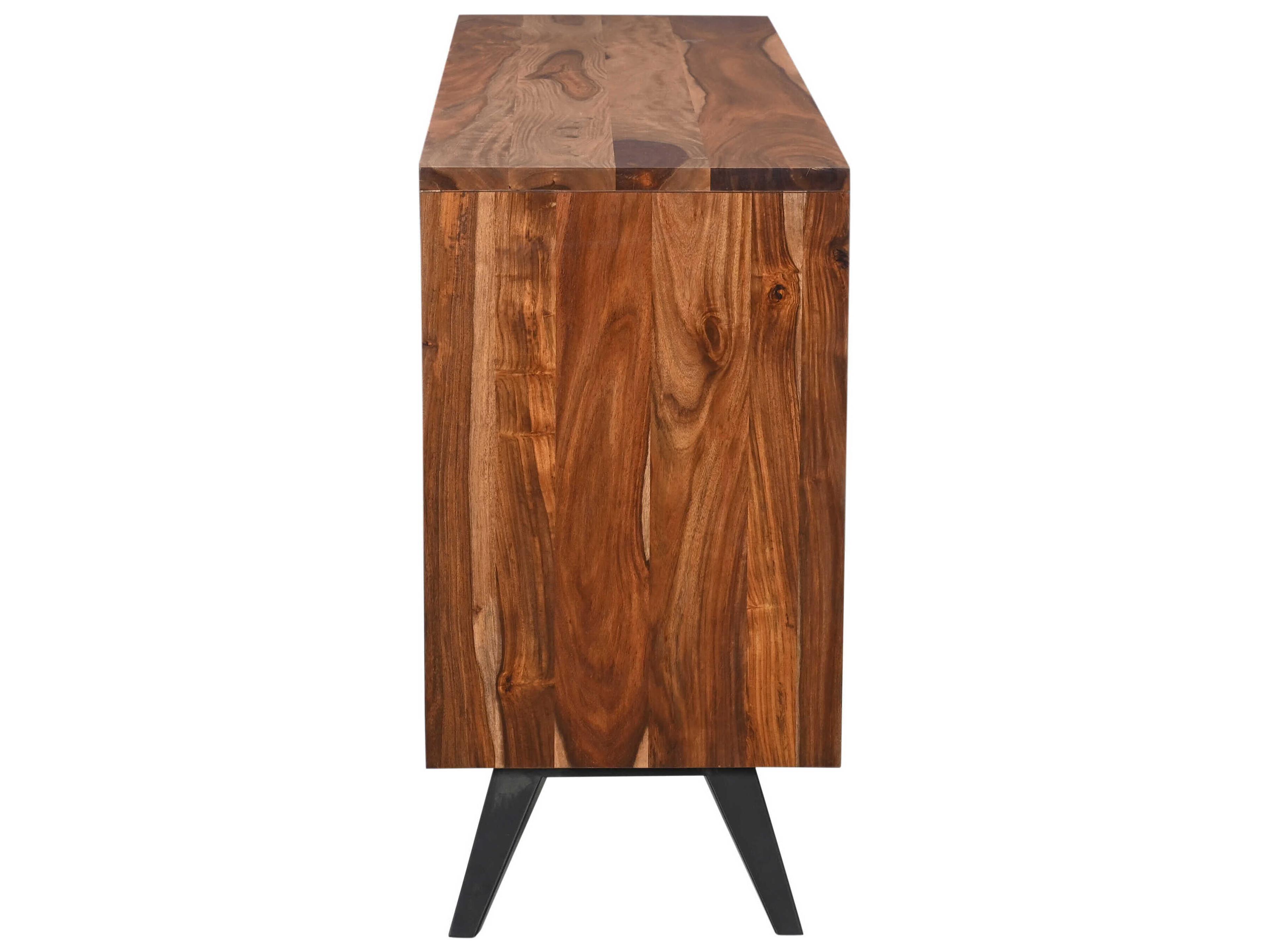 World Interiors Rosewood 62" Solid Wood Natural Sheesham Sideboard