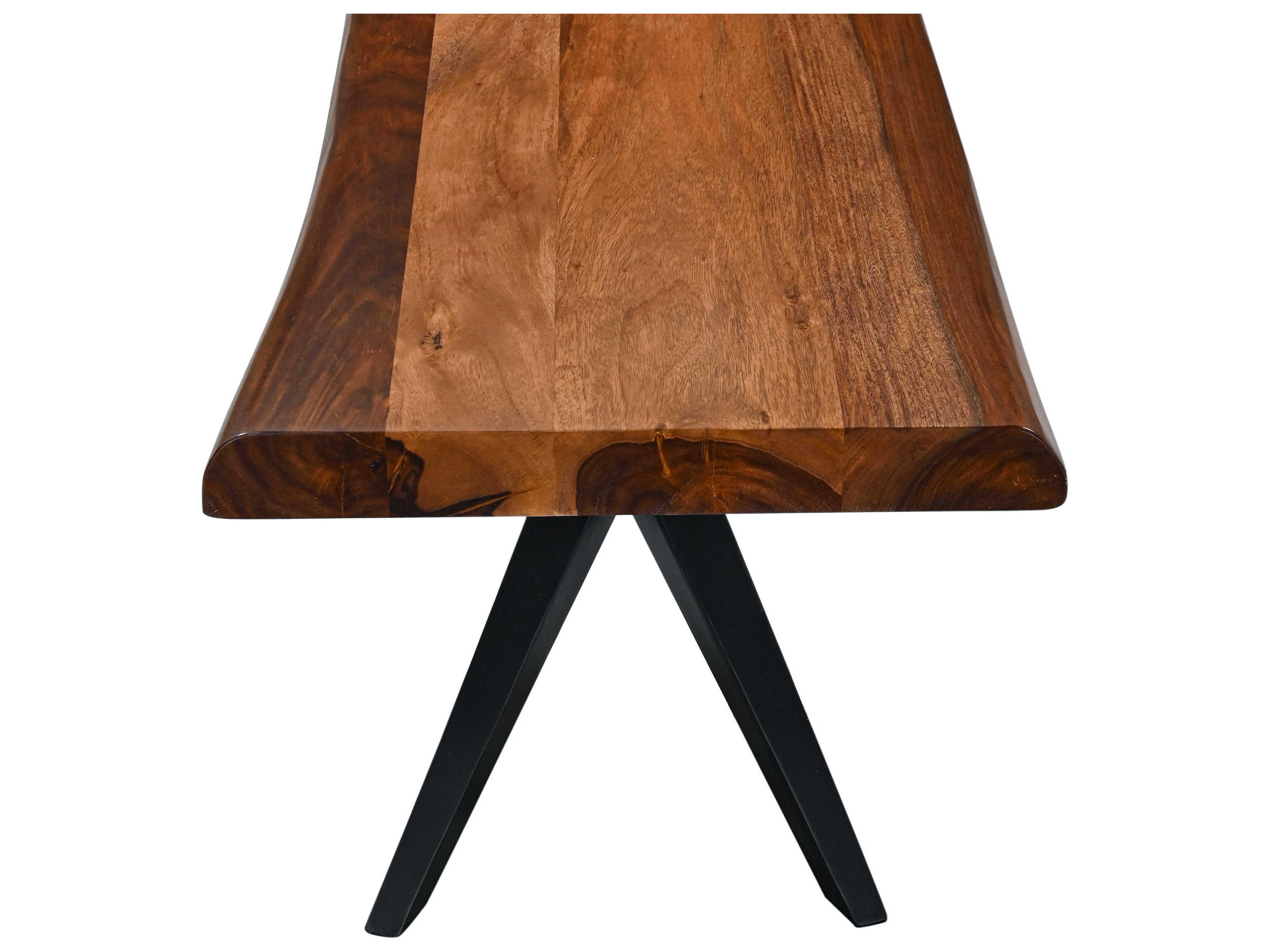 World Interiors Rosewood Natural Sheesham Brown Accent Bench