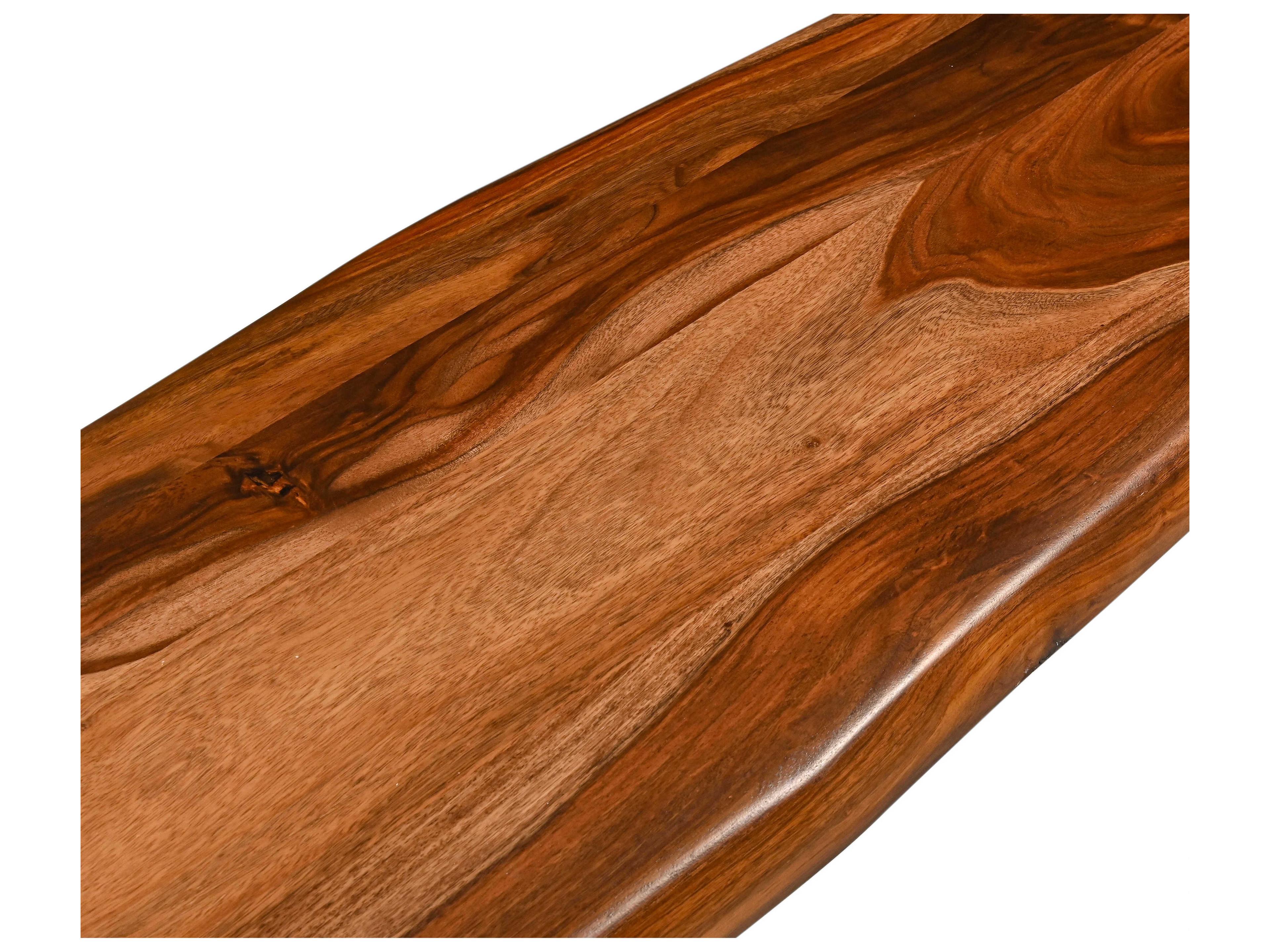 World Interiors Rosewood Natural Sheesham Brown Accent Bench