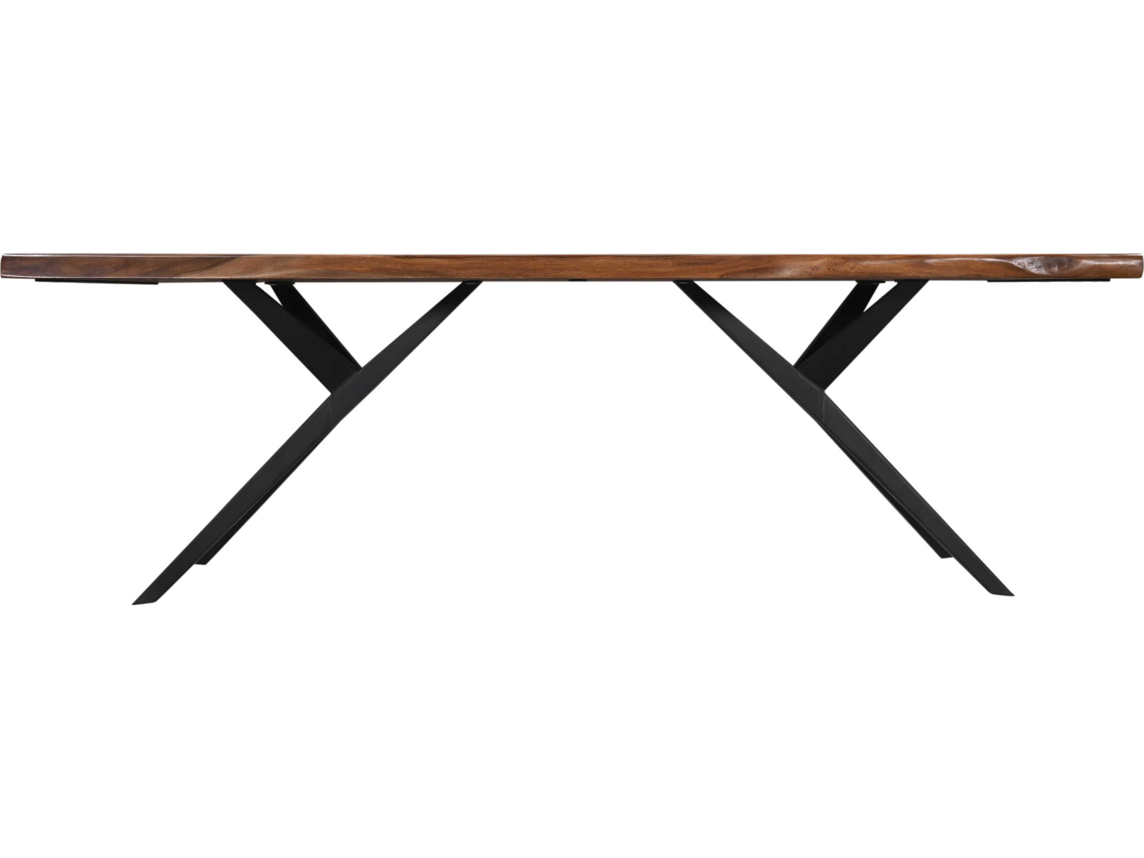 Rosewood Rectangular Wood Natural Sheesham Dining Table