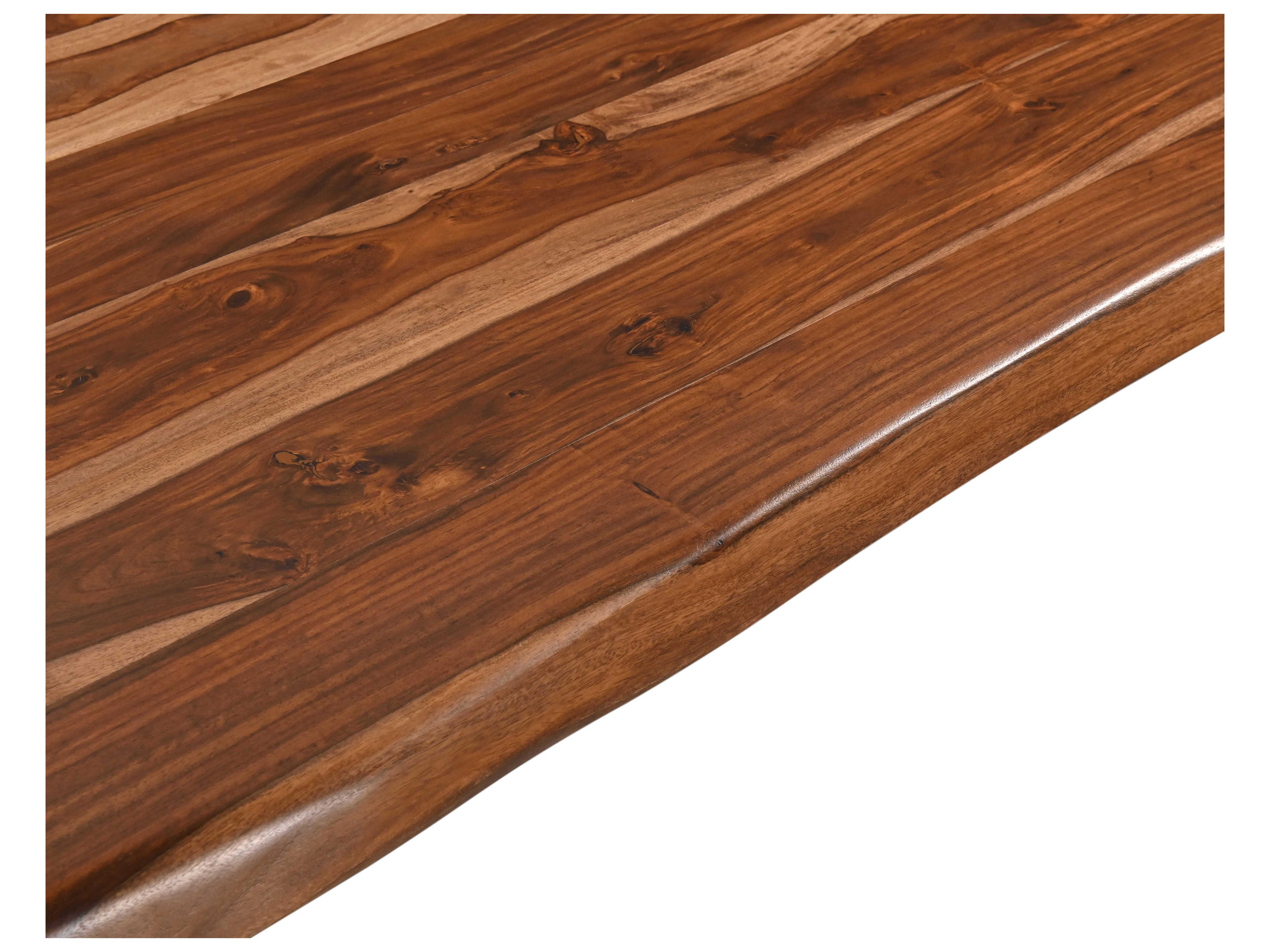 World Interiors Rosewood Rectangular Wood Natural Sheesham Dining Table