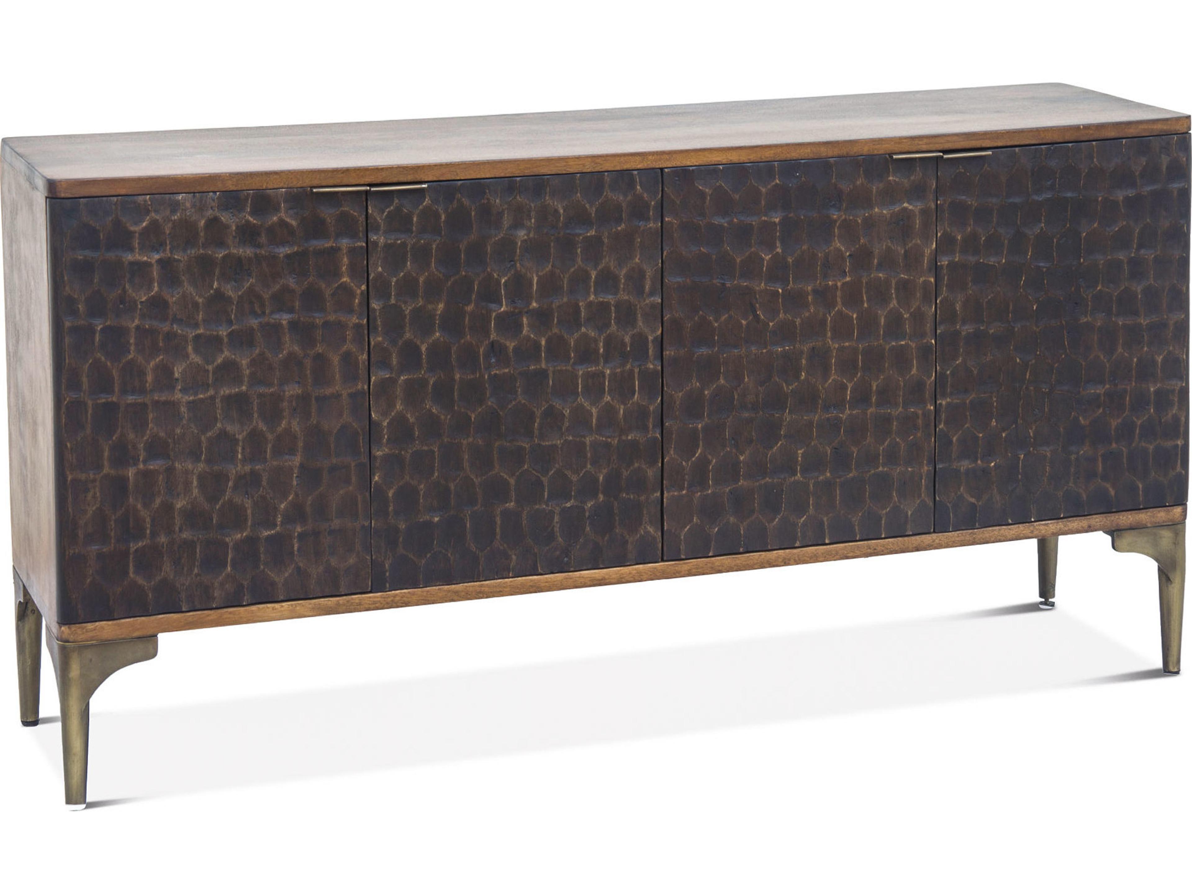World Interiors Vallarta 66" Brown Two Tone Bronze Sideboard