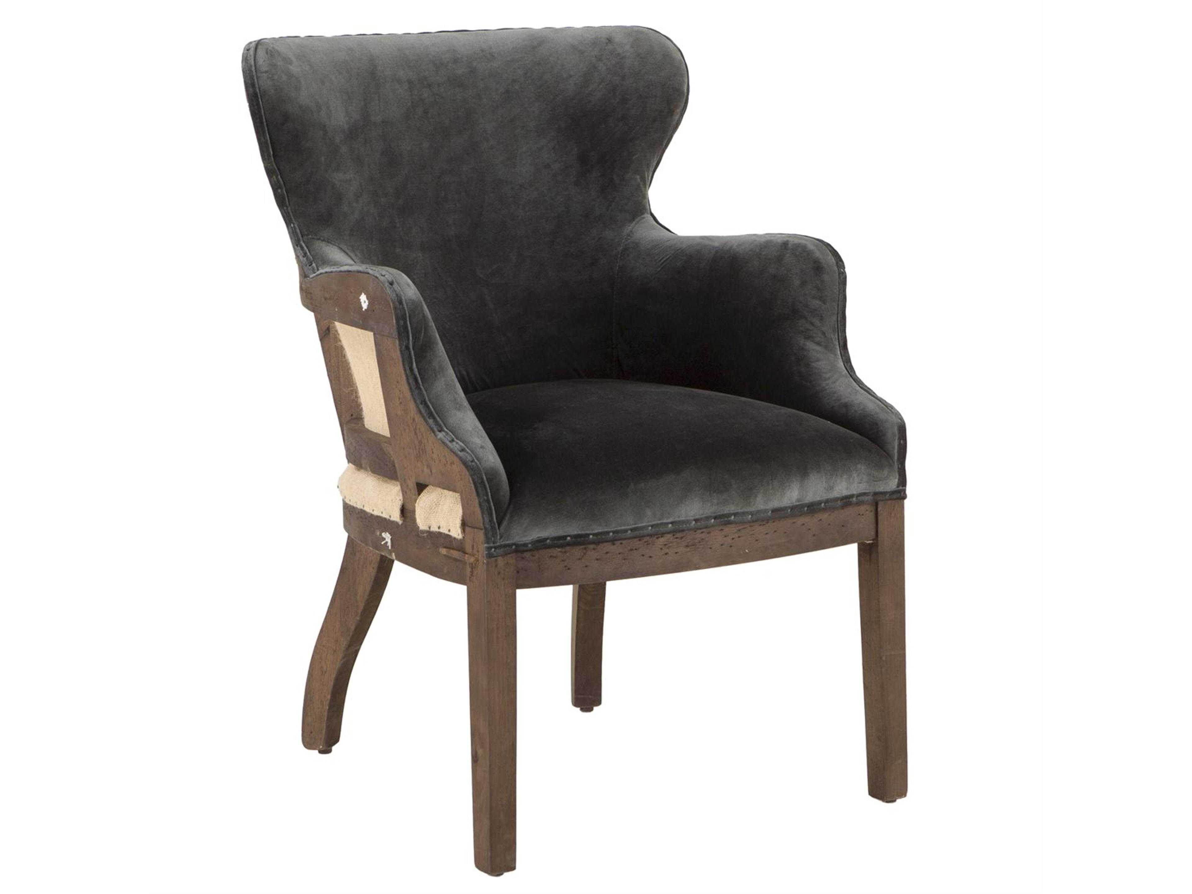 Charles Black Fabric Accent Chair