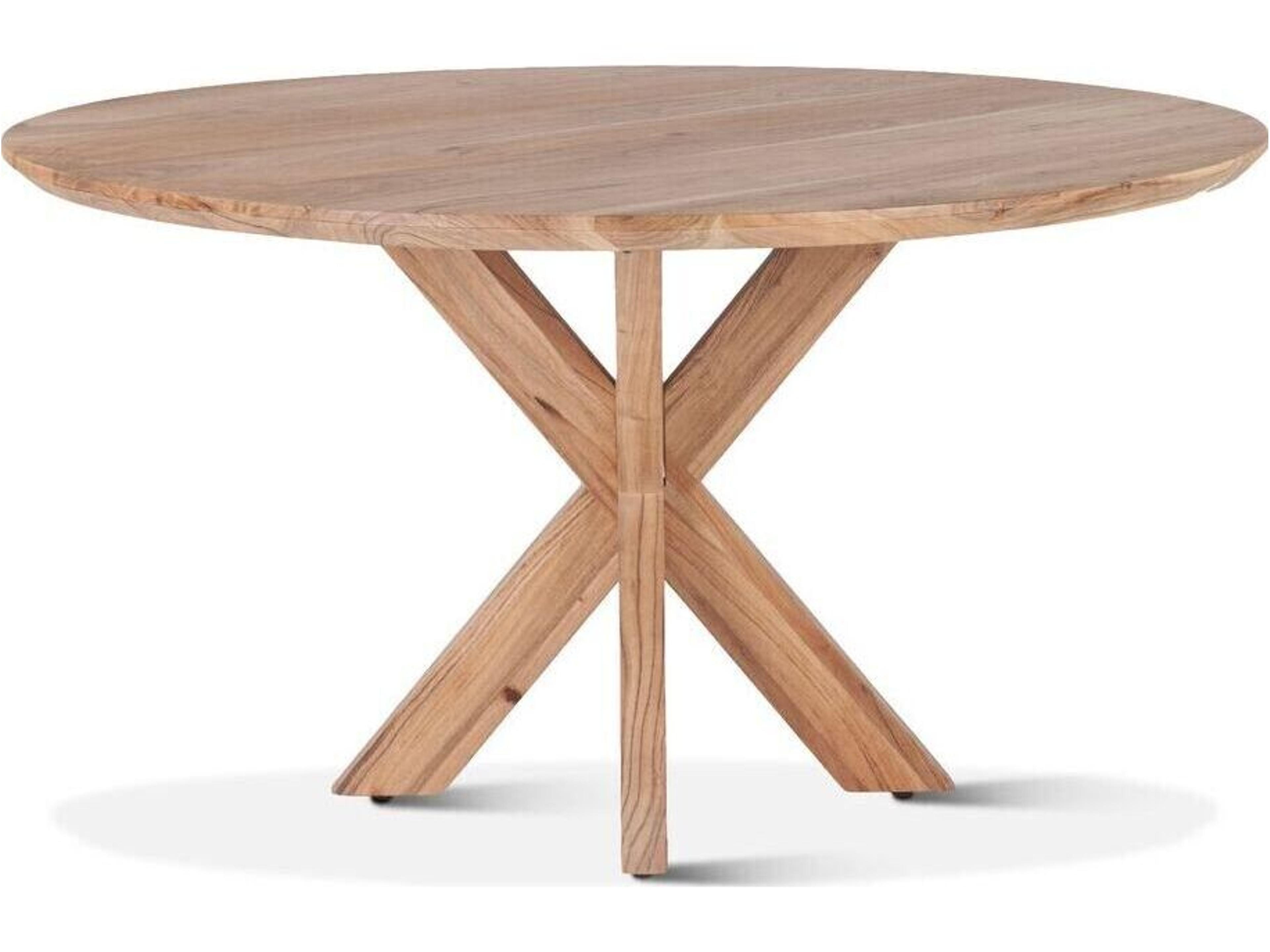 Stockholm Round Wood Dining Table