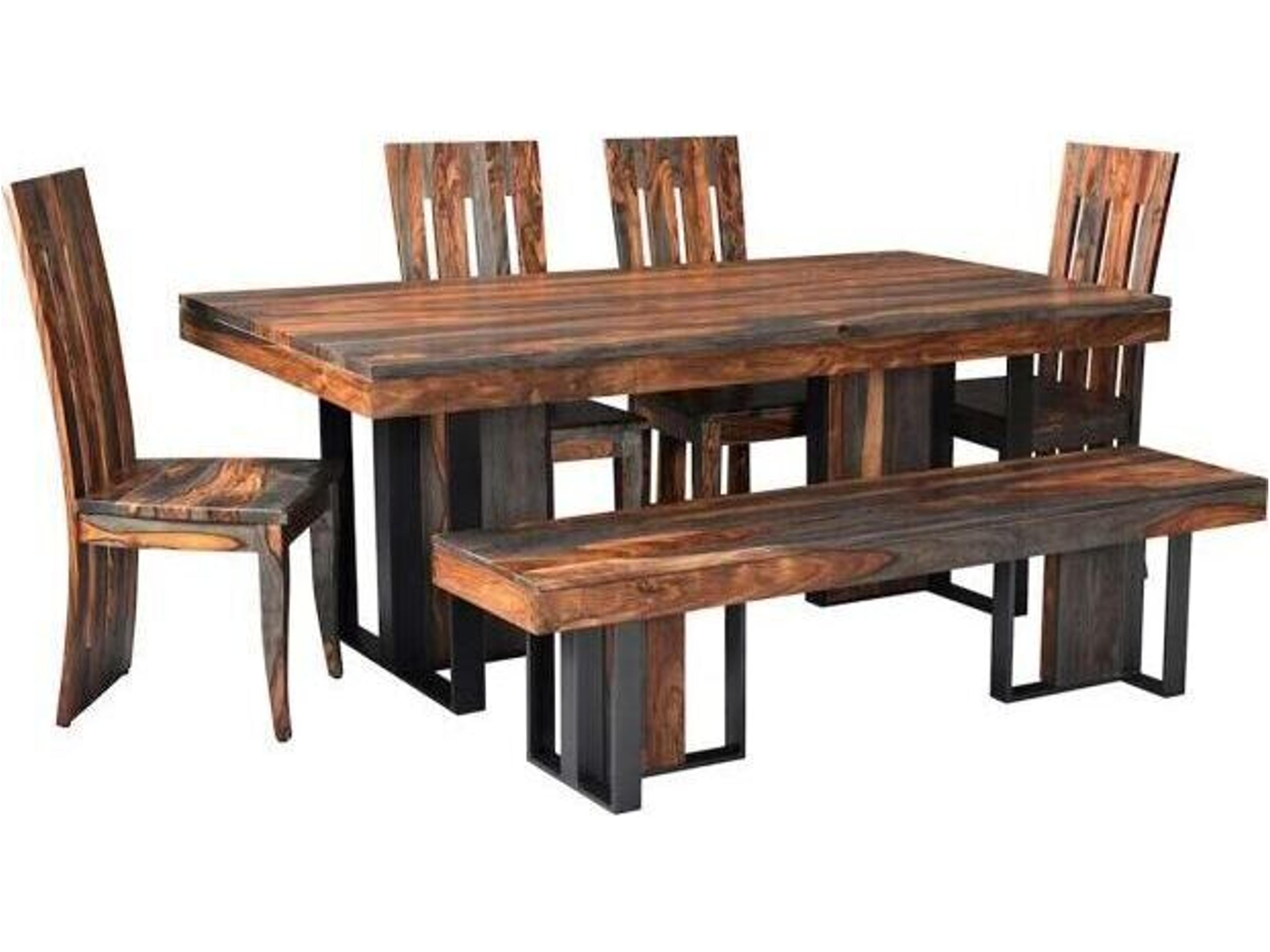 World Interiors Summit Brown Accent Bench