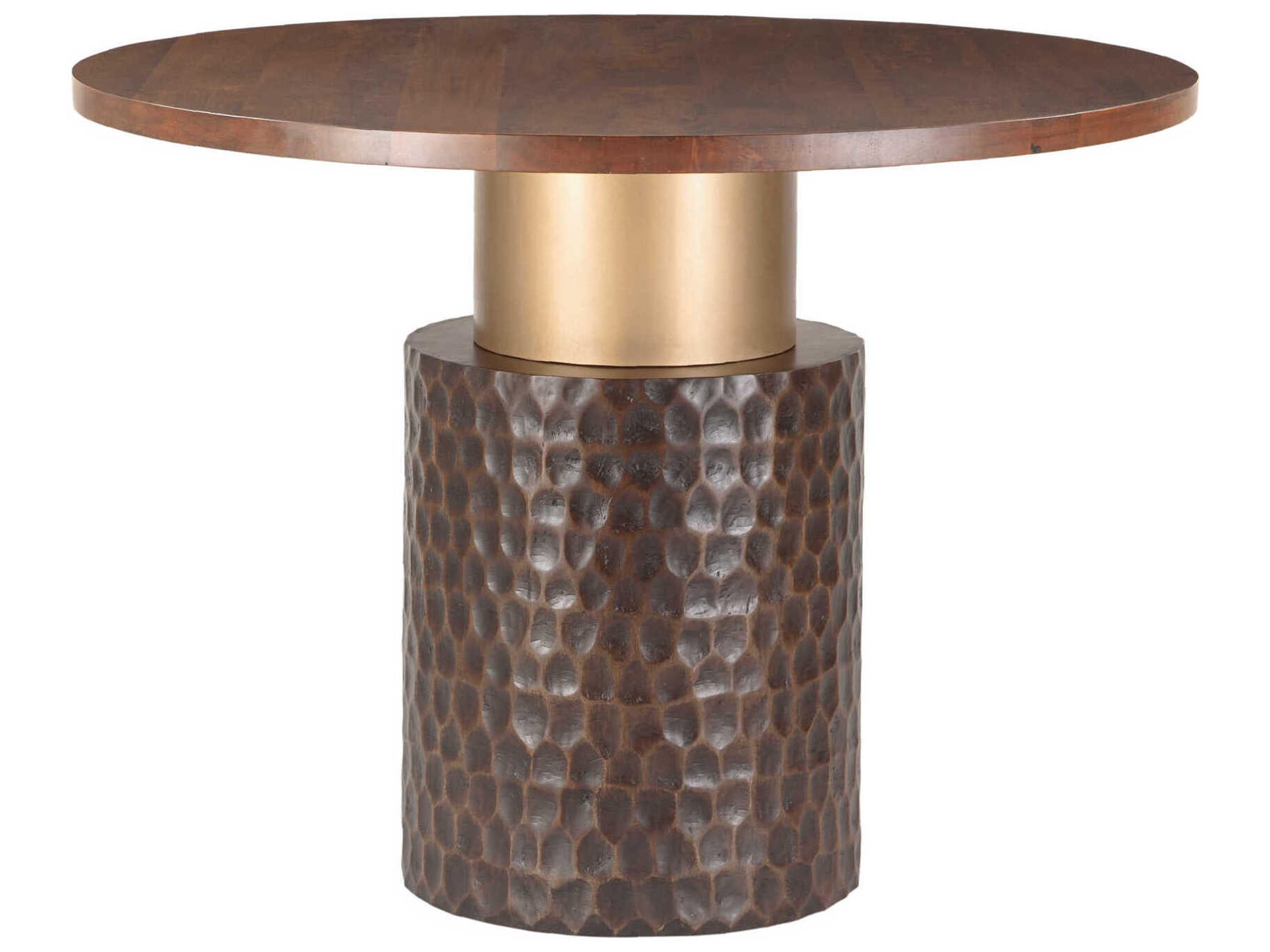 Vallarta Round Wood Dining Table