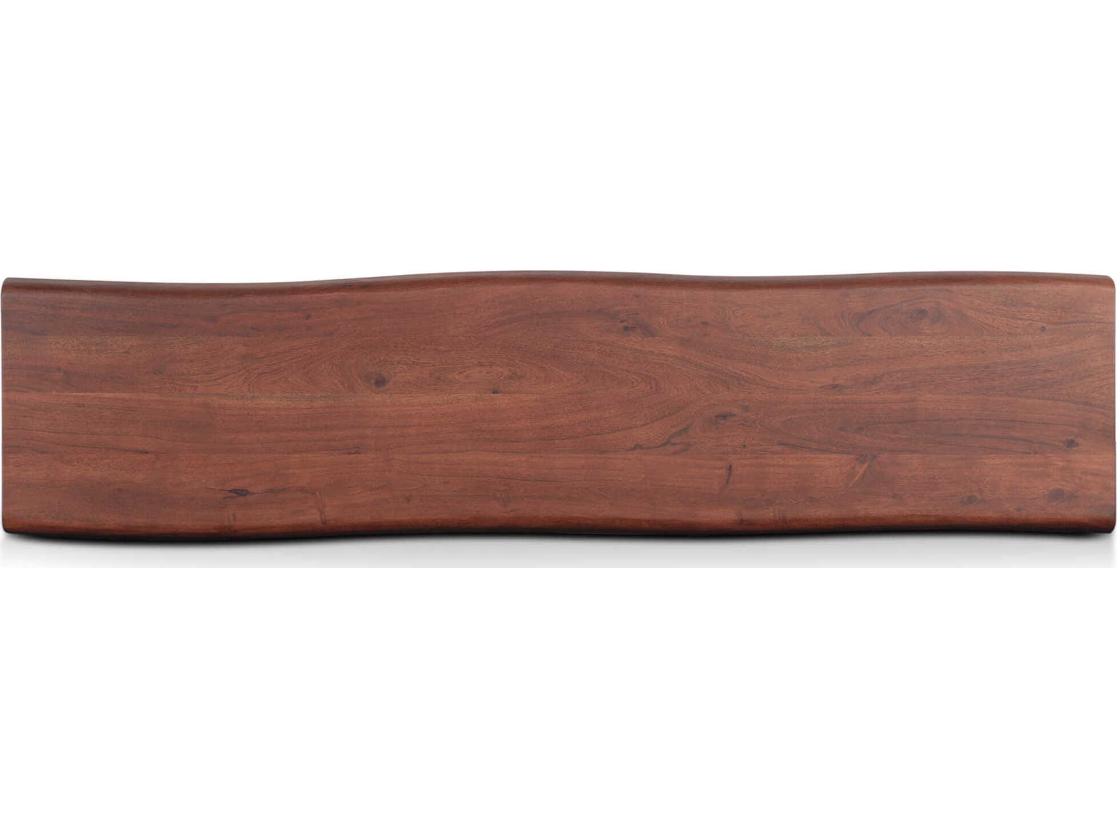 World Interiors Yarrow Light Seqouia Brown Accent Bench