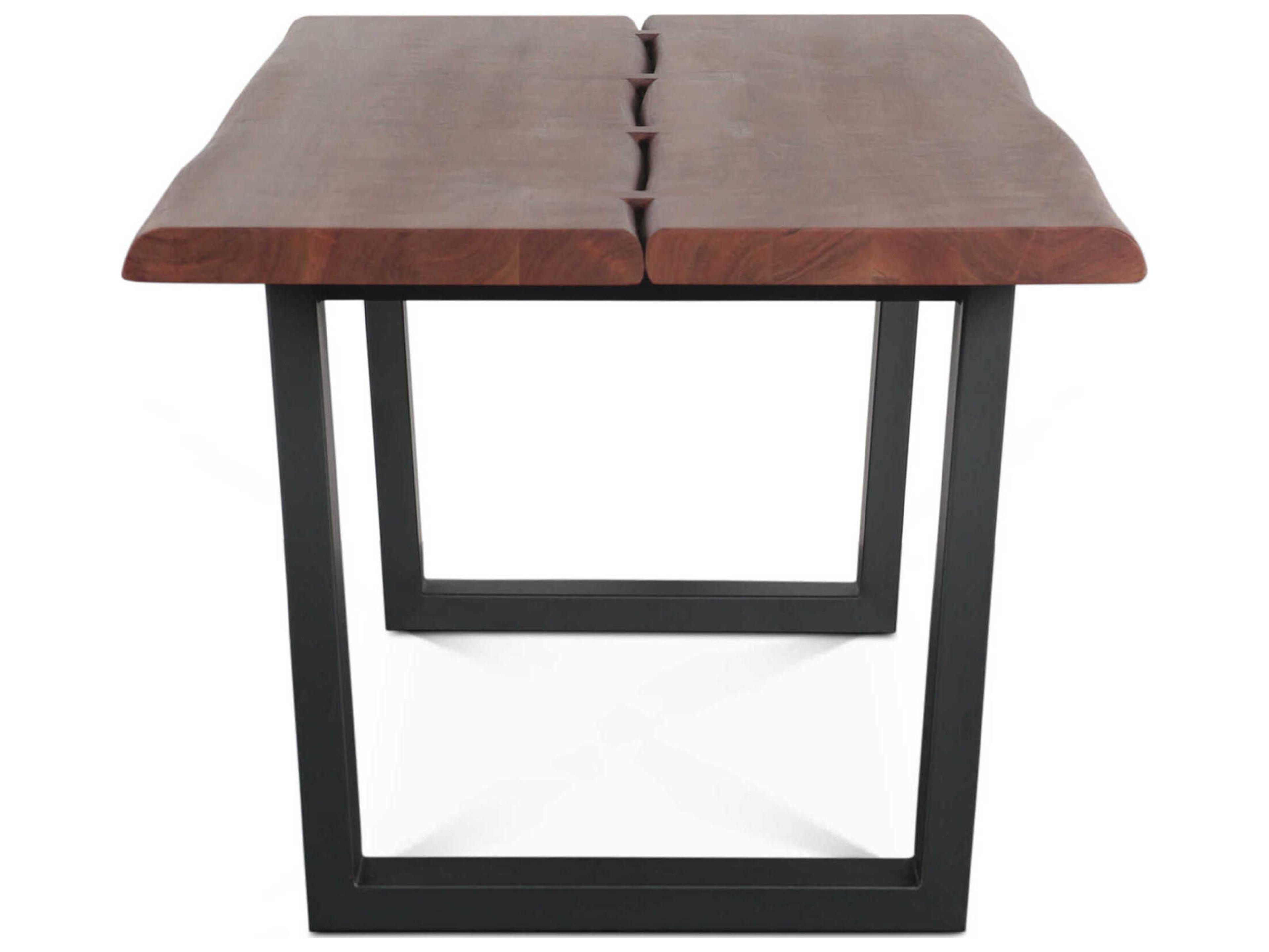 World Interiors Yarrow Rectangular Wood Light Seqouia Dining Table