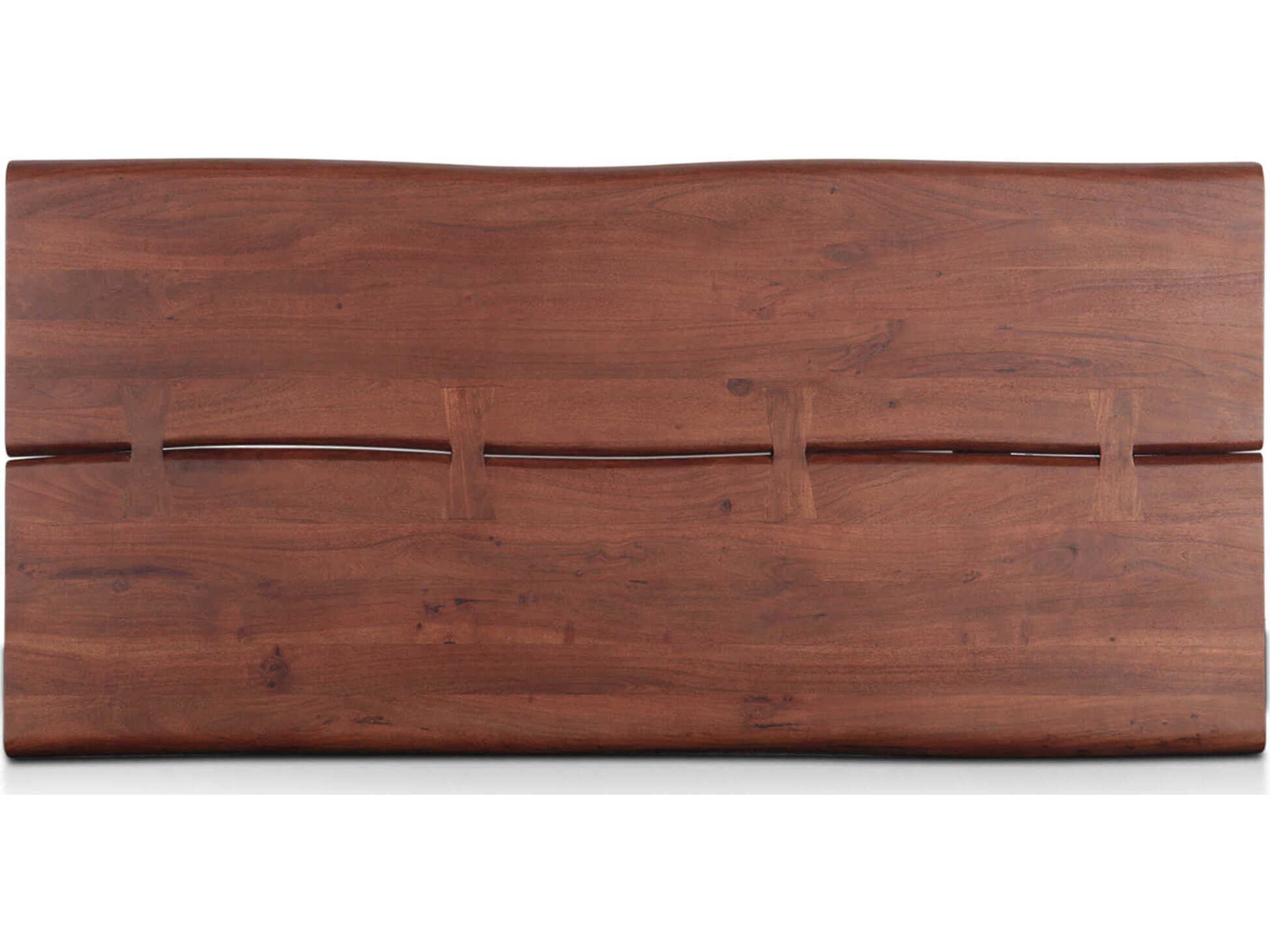 World Interiors Yarrow Rectangular Wood Light Seqouia Dining Table