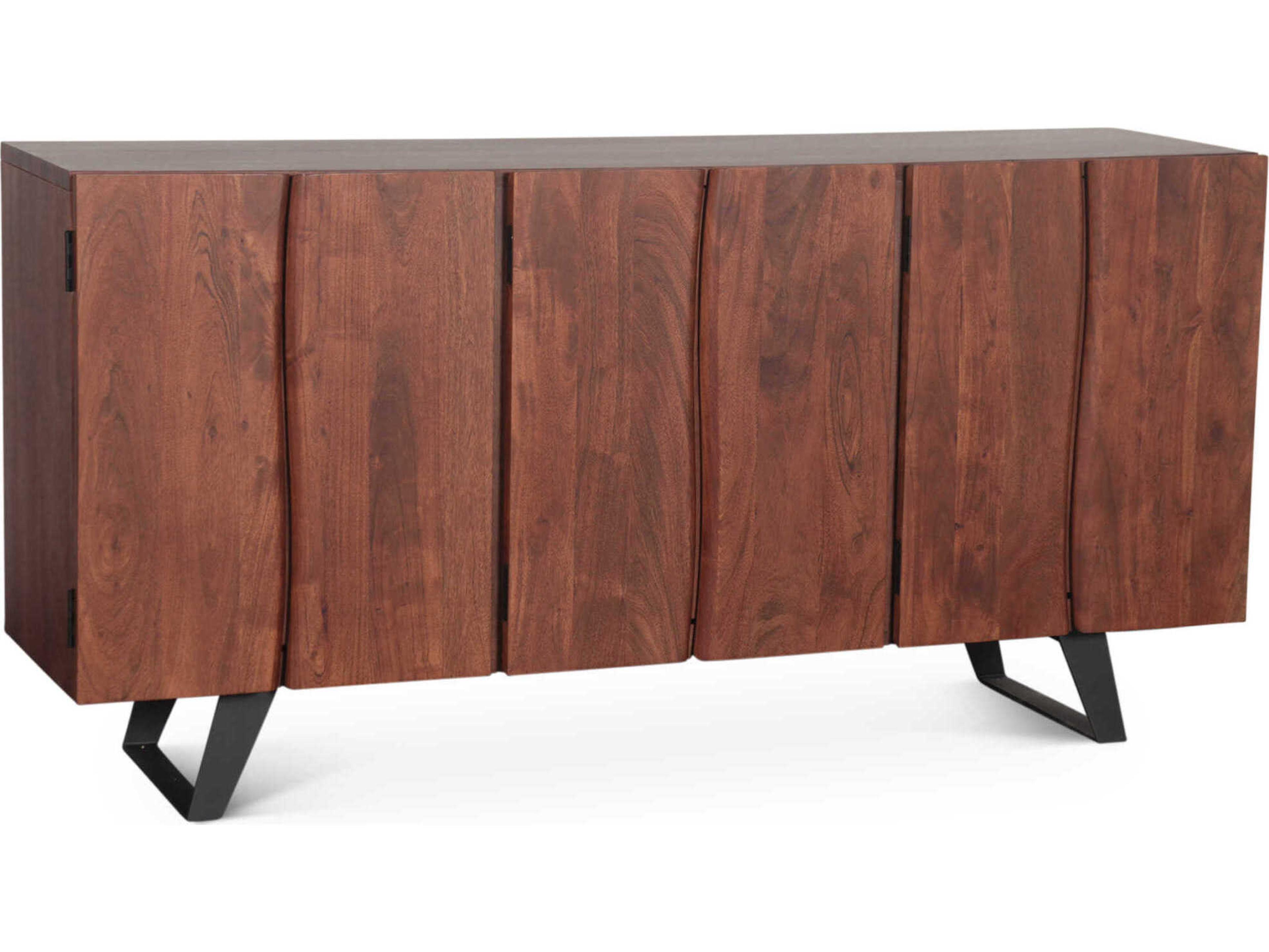 Yarrow 68" Acacia Wood Light Seqouia Sideboard