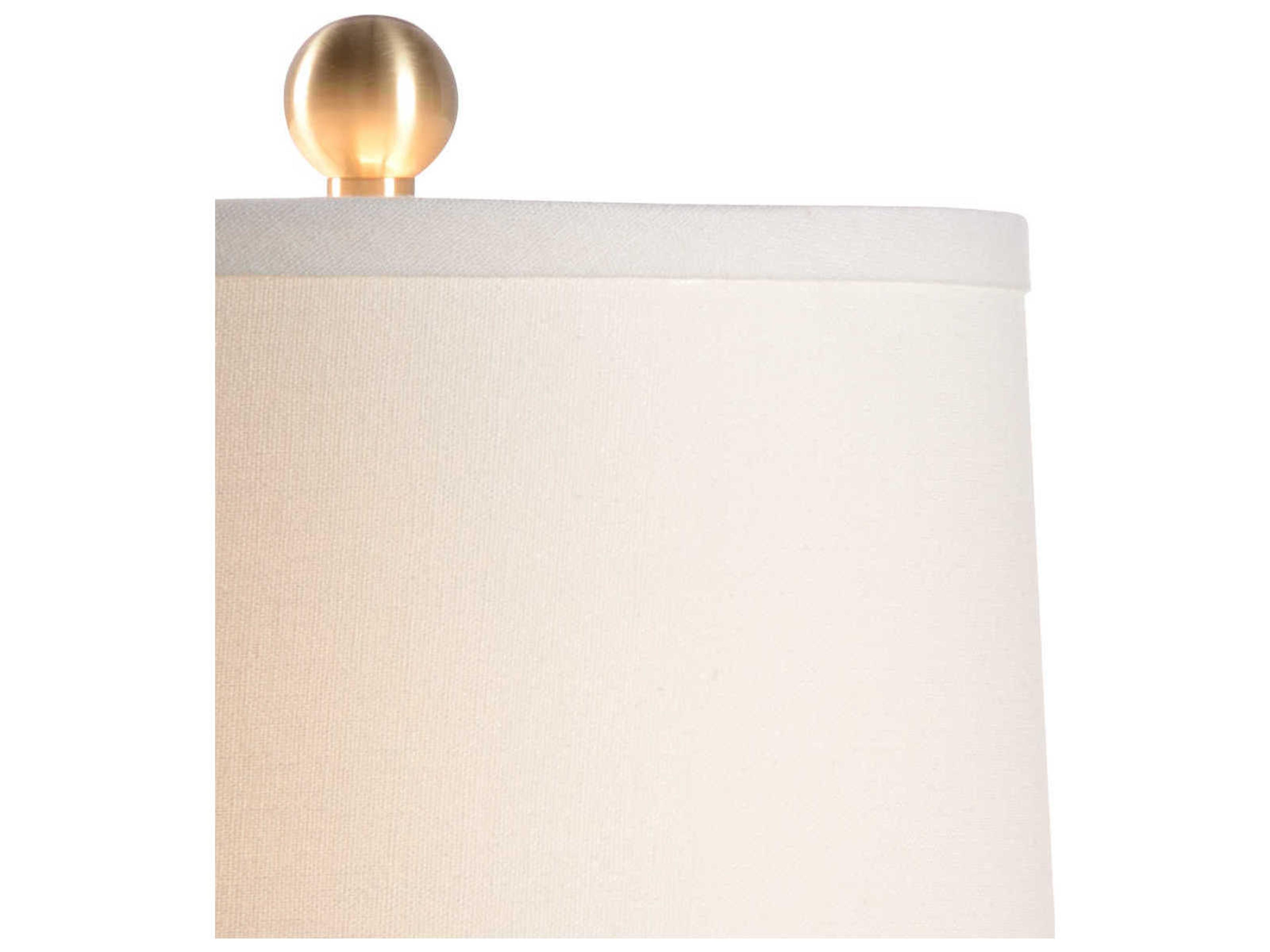 Wildwood Next Generation White Bone Linen Off Table Lamp