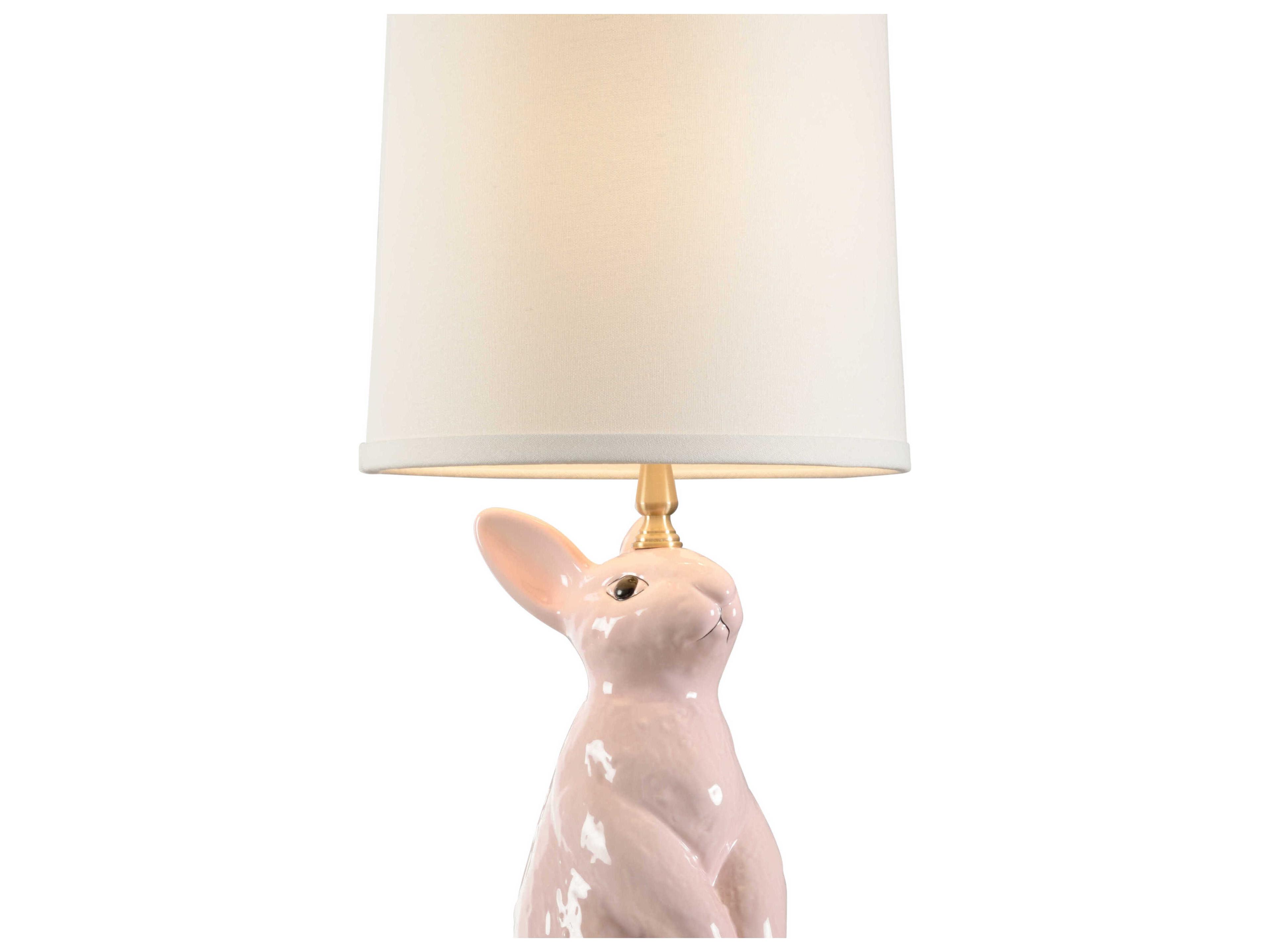Wildwood Next Generation Pink Bone Linen Table Lamp