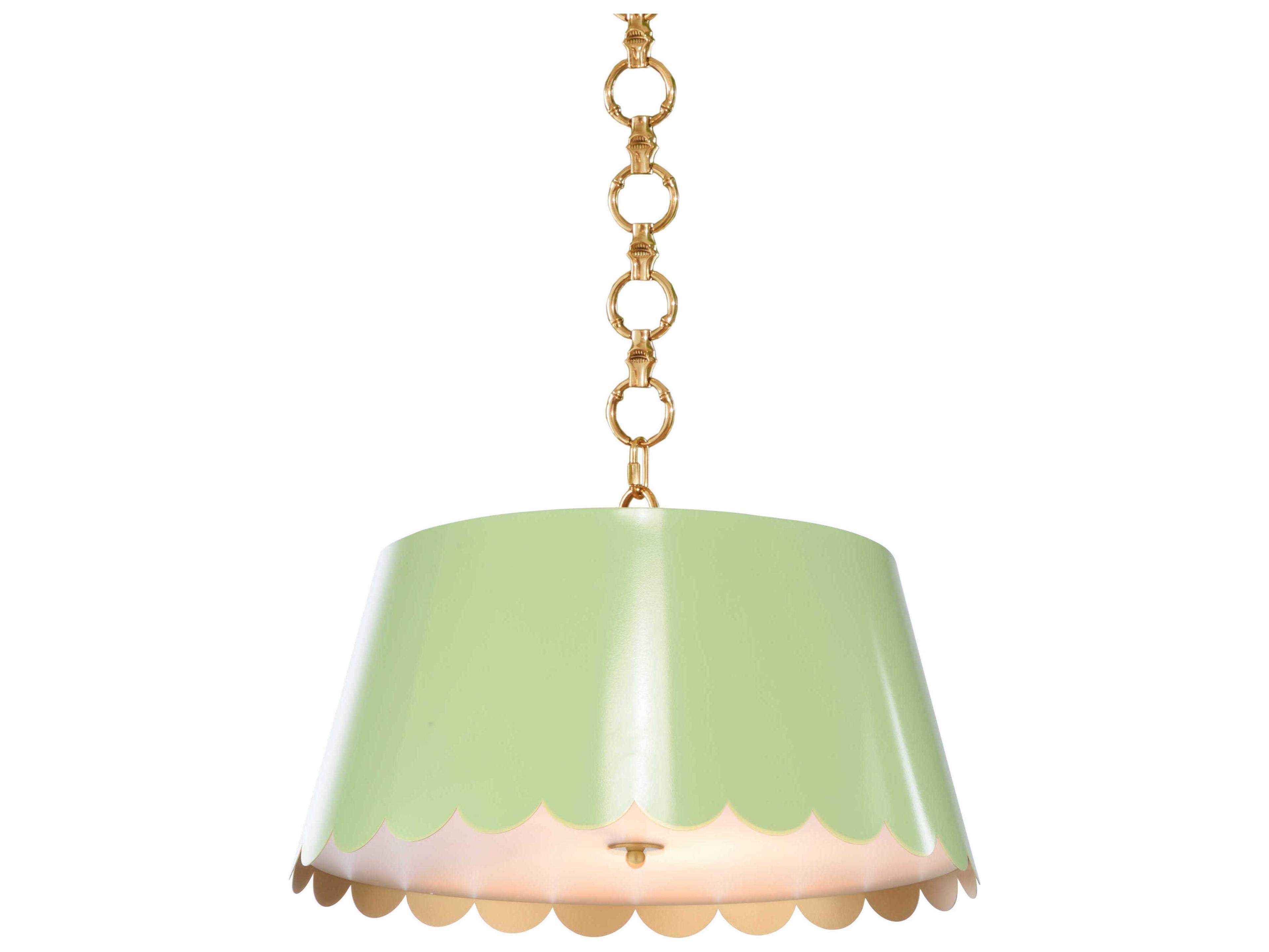 Mirasol 2-Light Spring Green Pendant