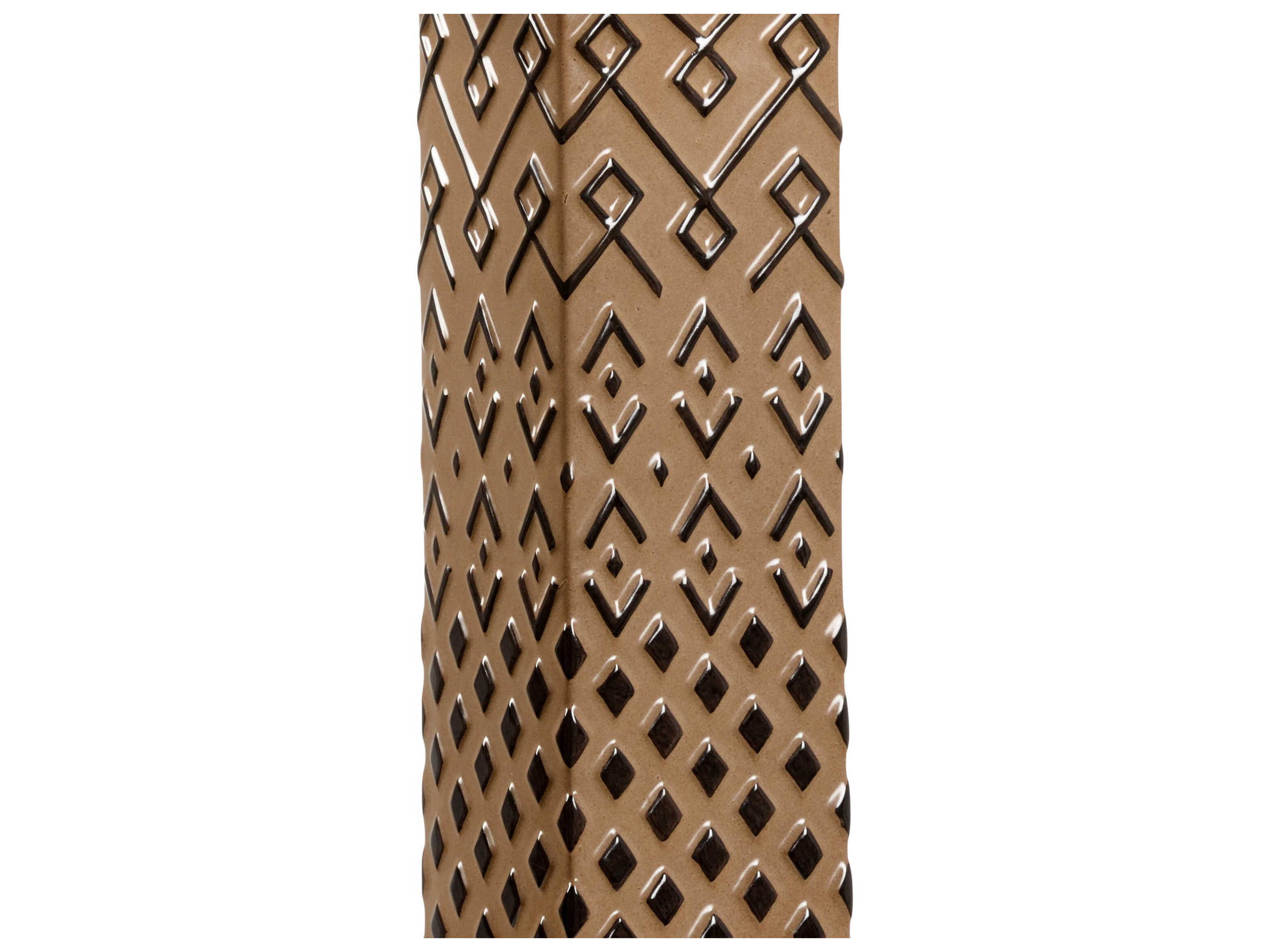 Wildwood Ujamaa Brown Black Silkette Buffet Lamp