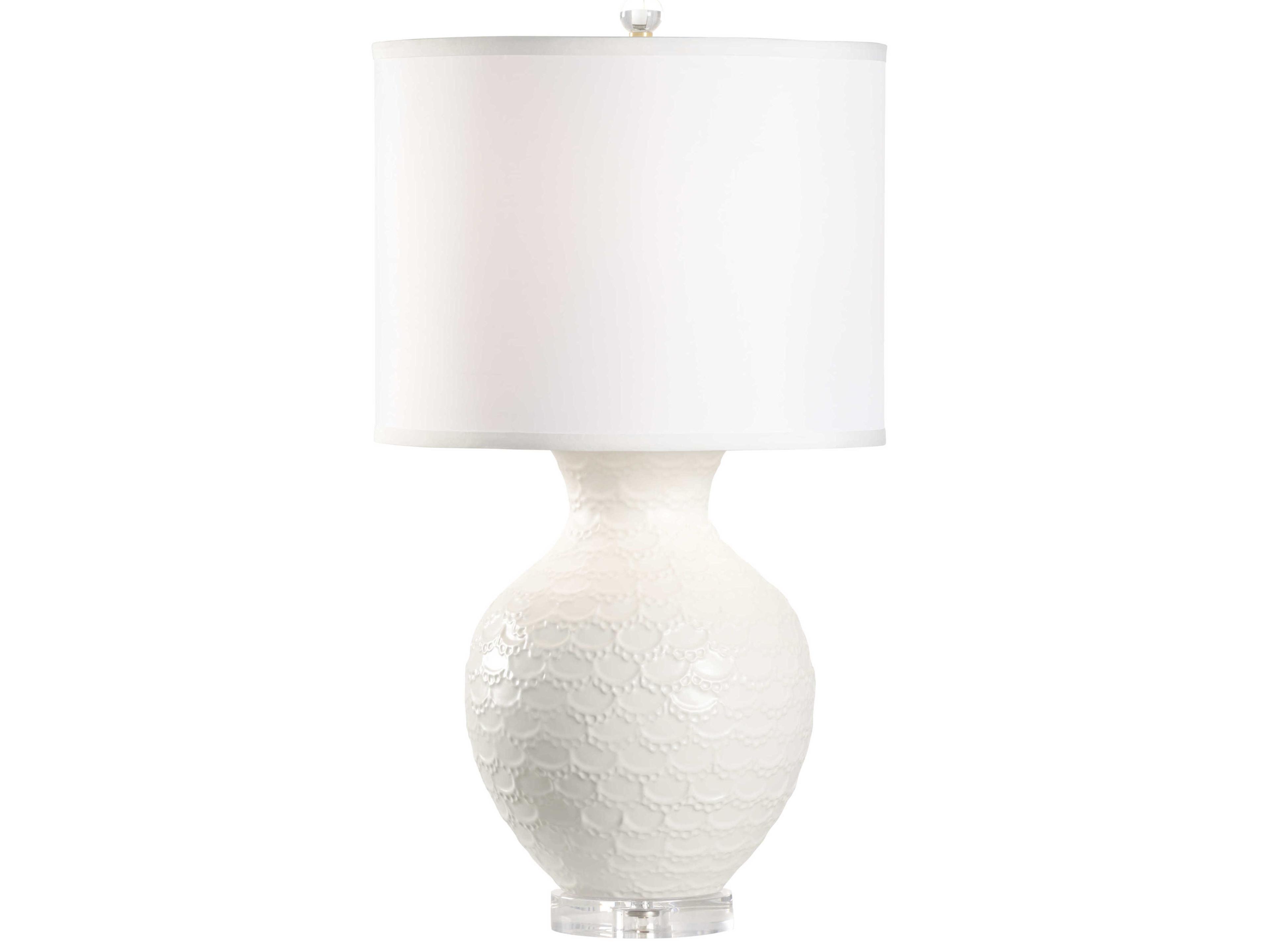 Wildwood Varese White Off Silkette Buffet Lamp
