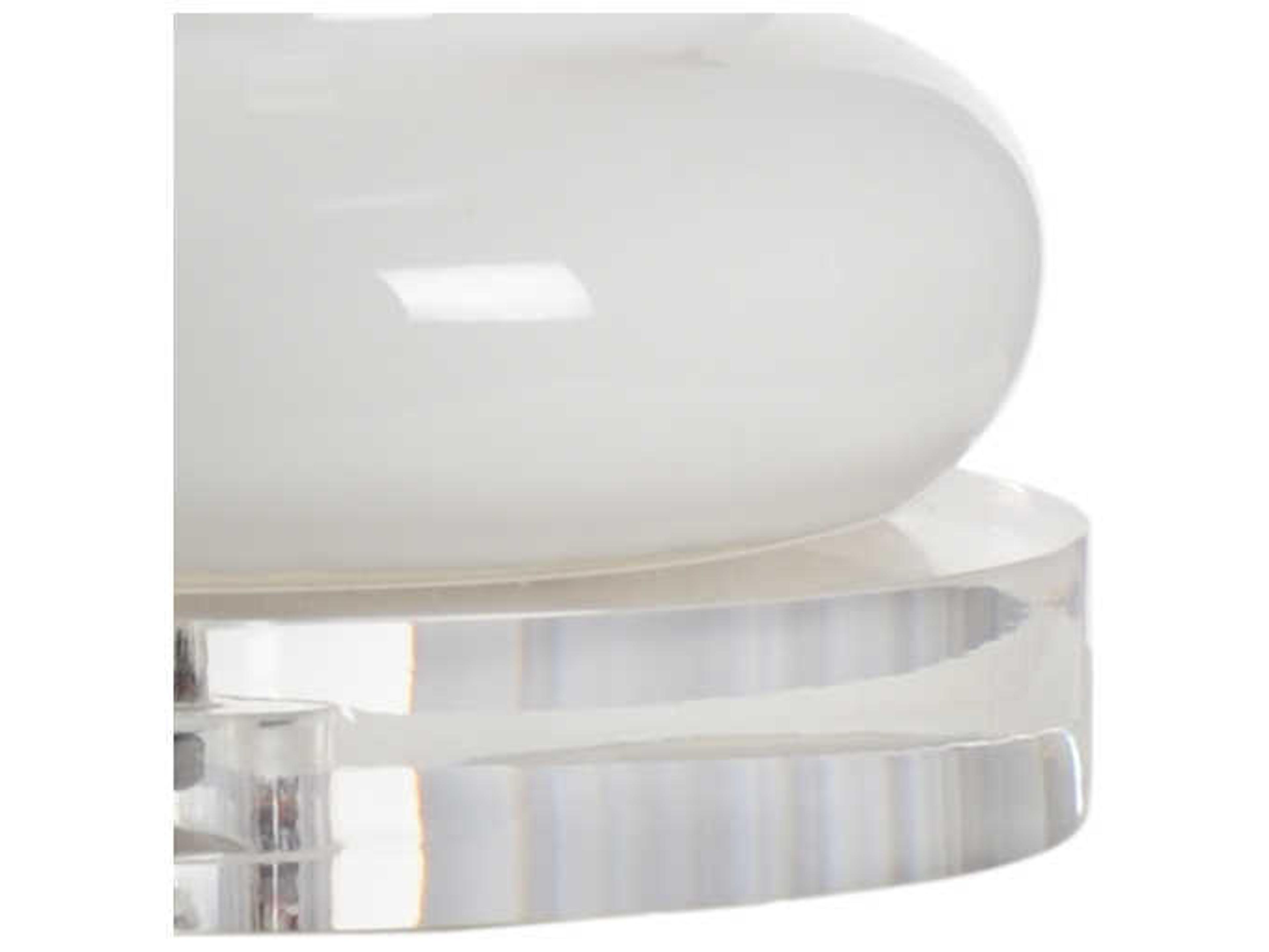 Wildwood Gate Finial Snow White Silkette Buffet Lamp