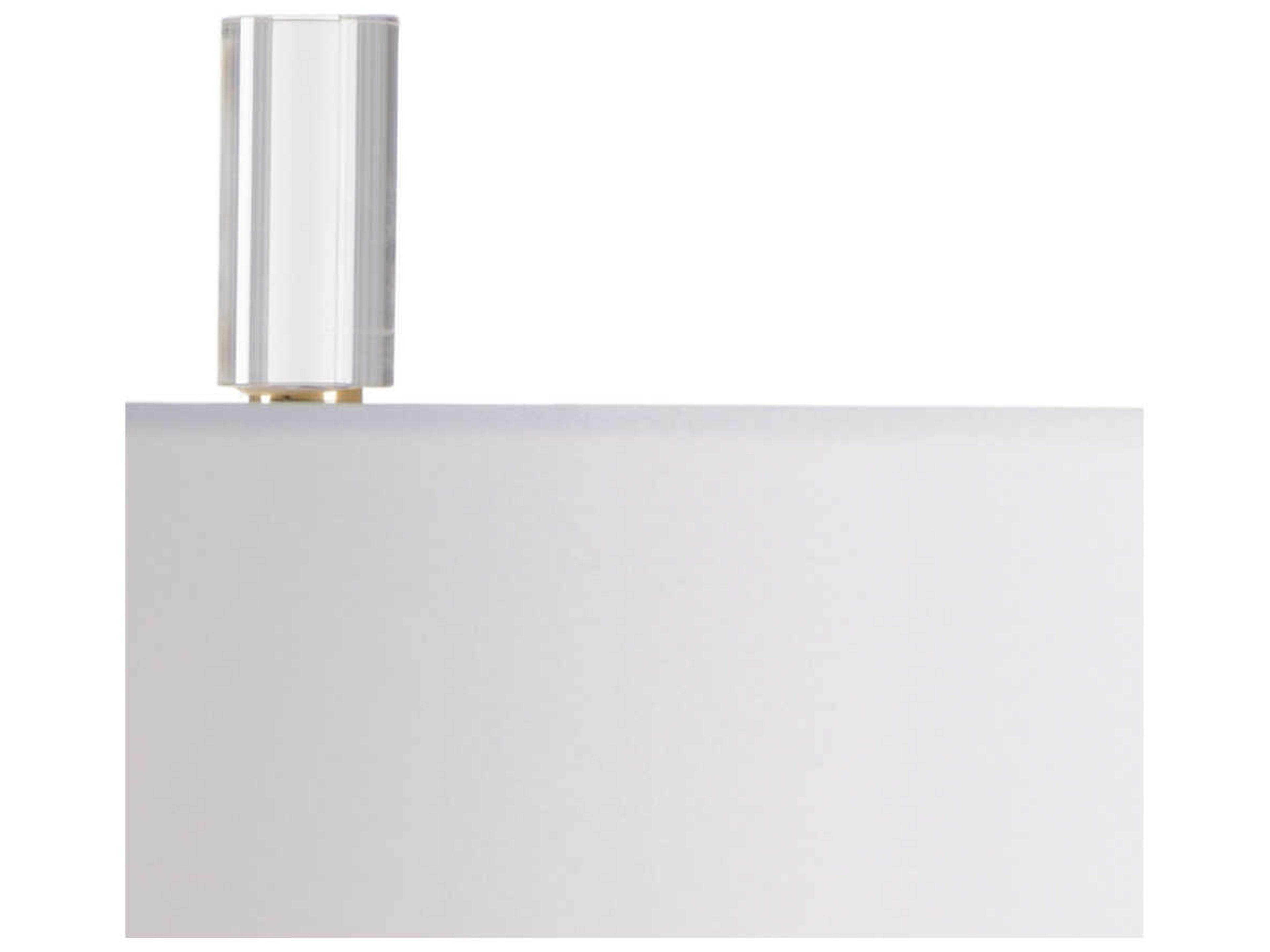 Wildwood Gate Finial Snow White Silkette Buffet Lamp