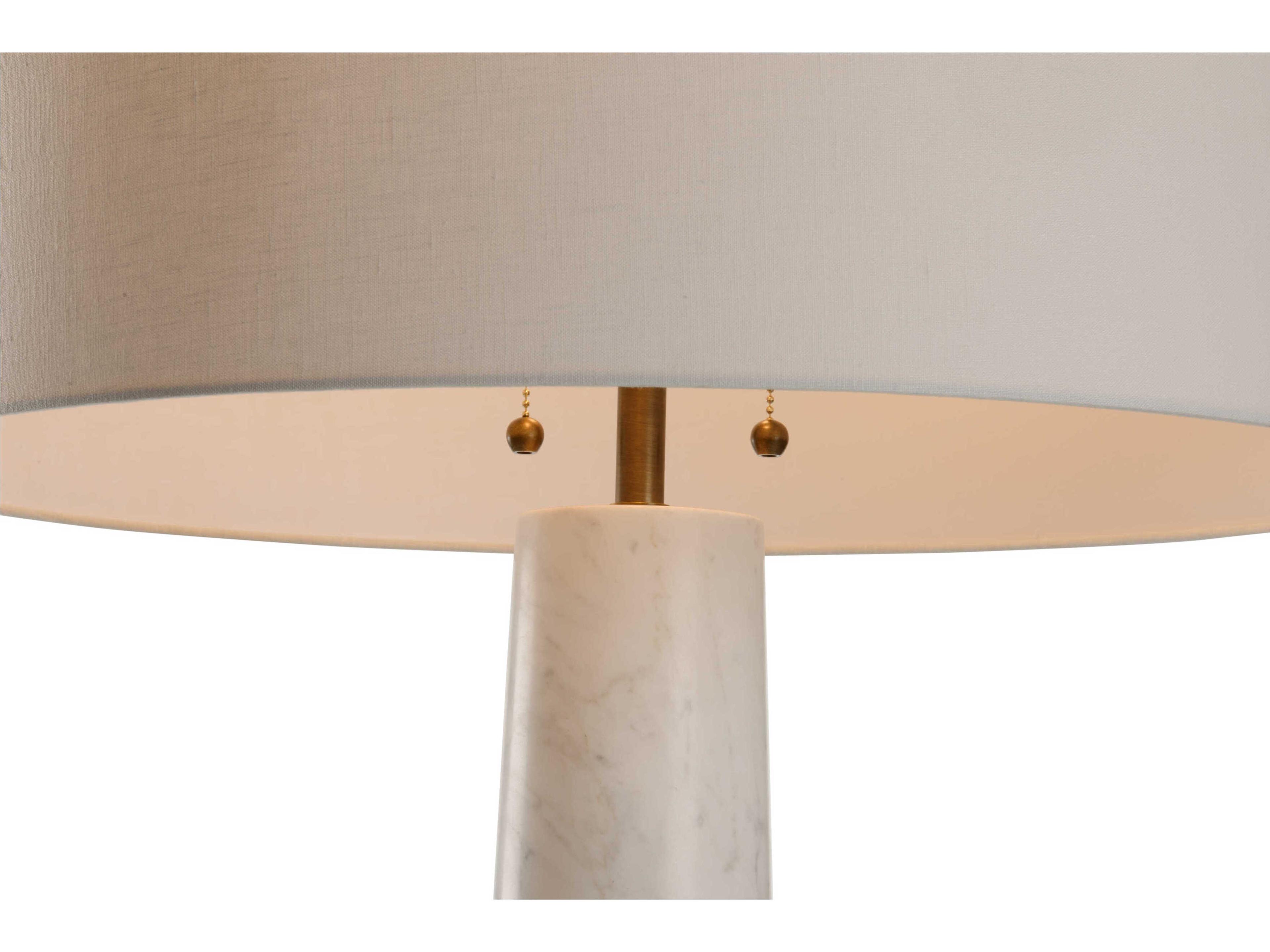 Wildwood Laurence White Oak Natural Off Linen Brown Floor Lamp