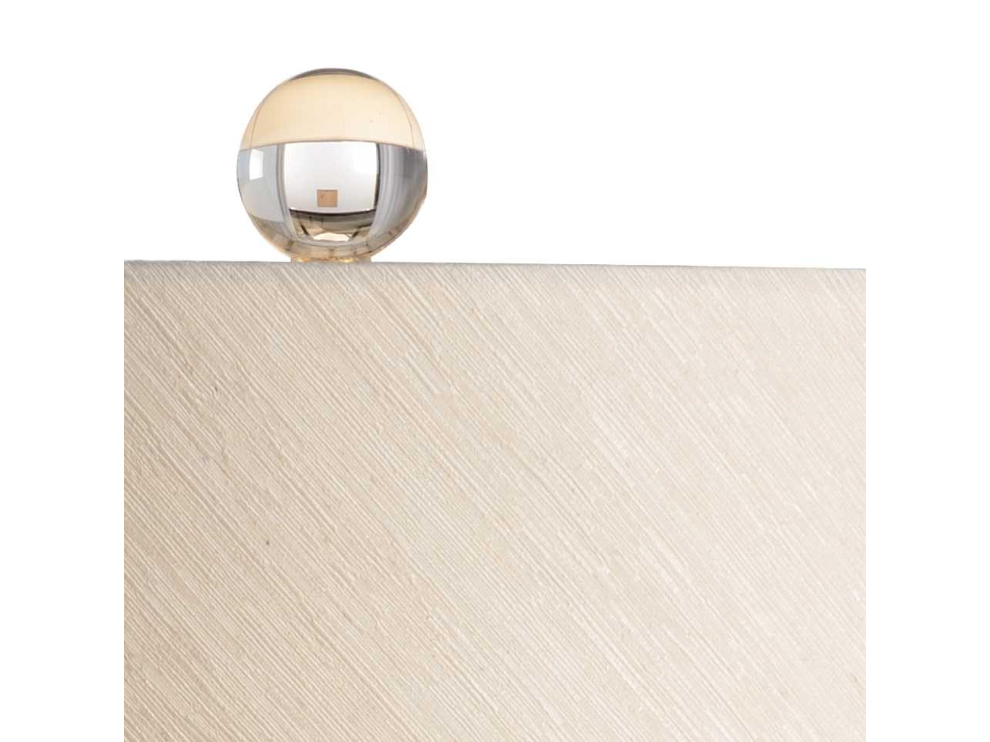 Wildwood Amalfi Aged Cream Raw Silk White Buffet Lamp