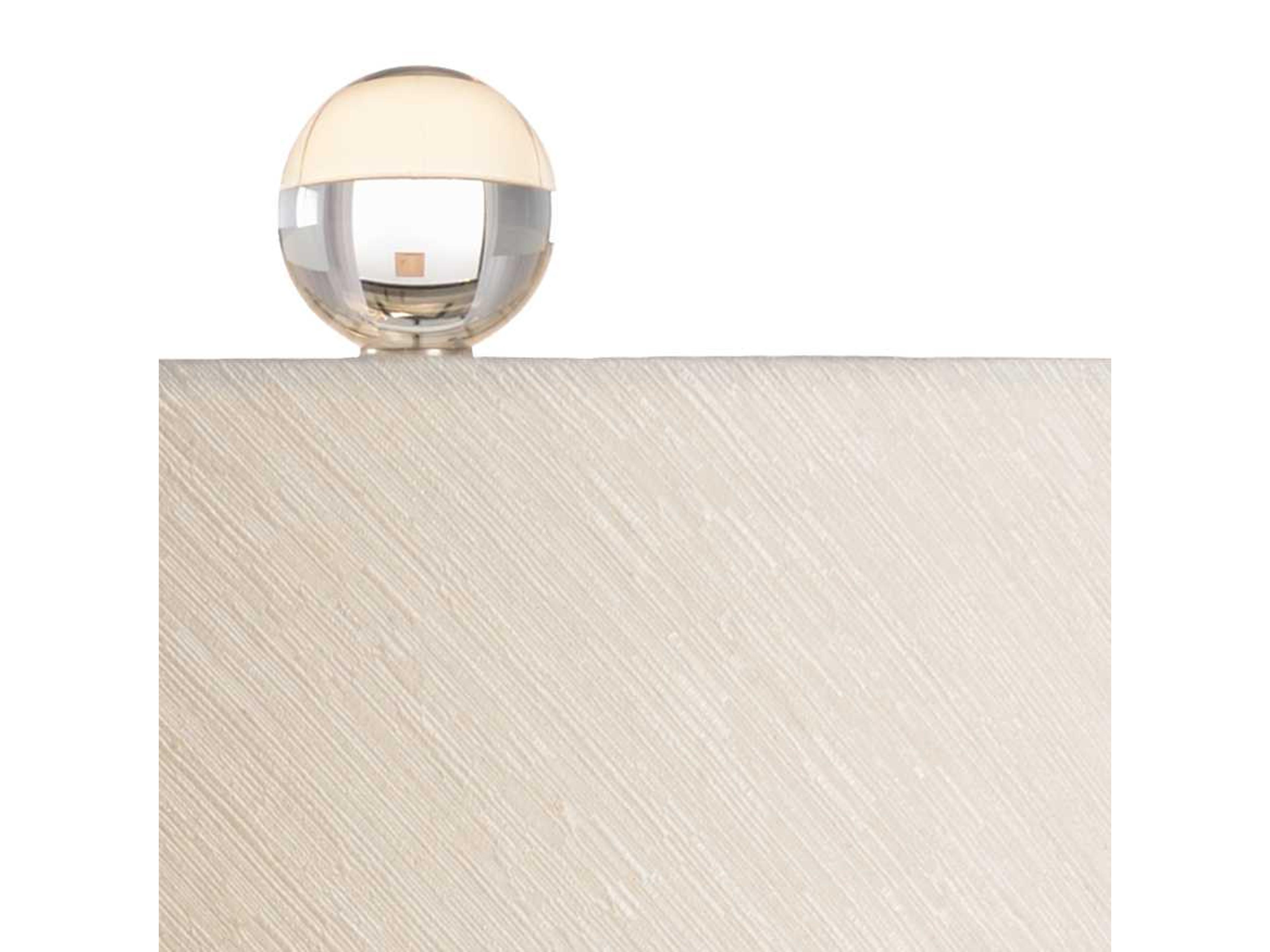 Wildwood Carlotta Aged Cream Raw Silk Off White Buffet Lamp