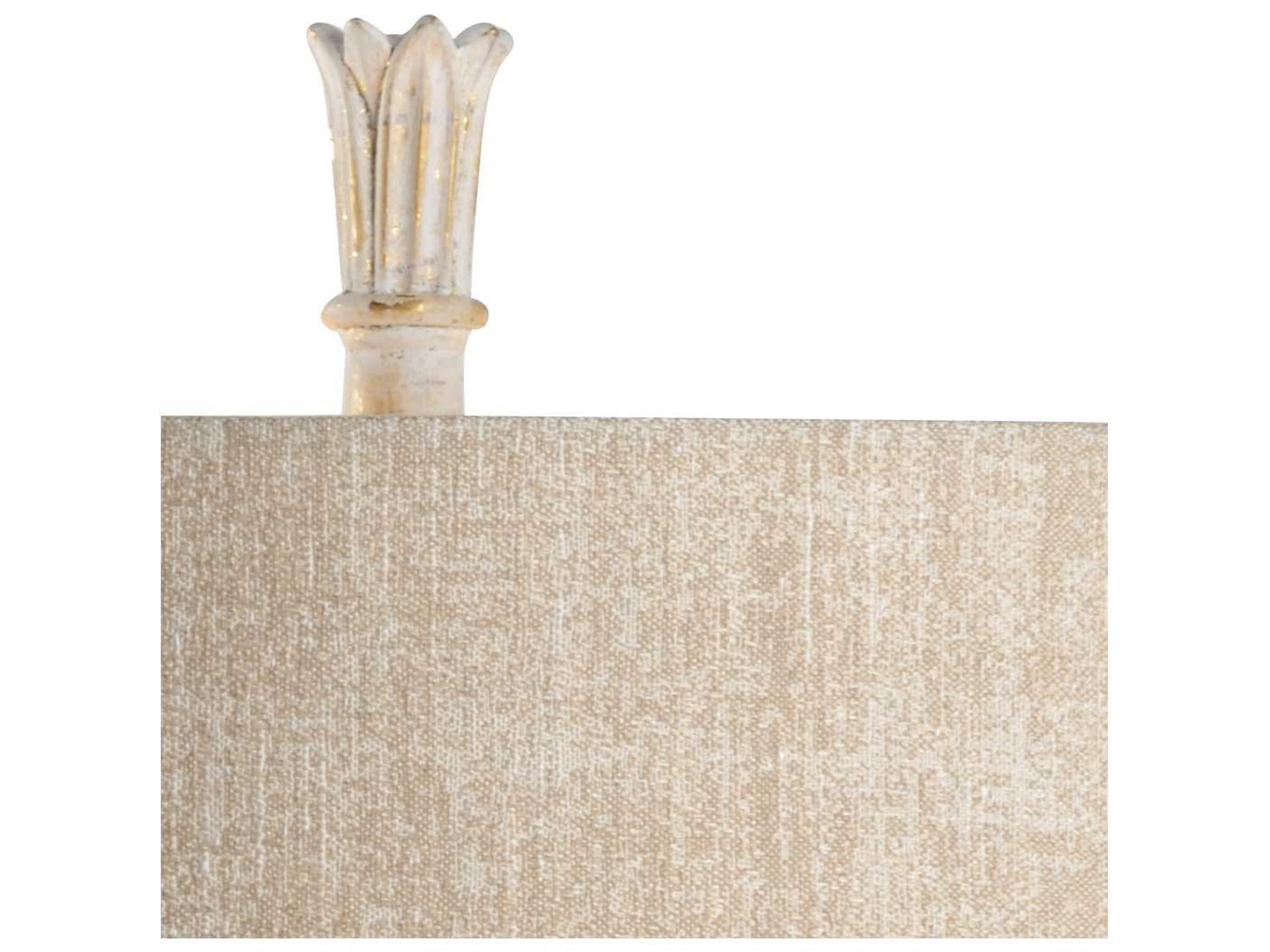 Wildwood Tobago Natural Bamboo Cream Raw Silk Brown Buffet Lamp