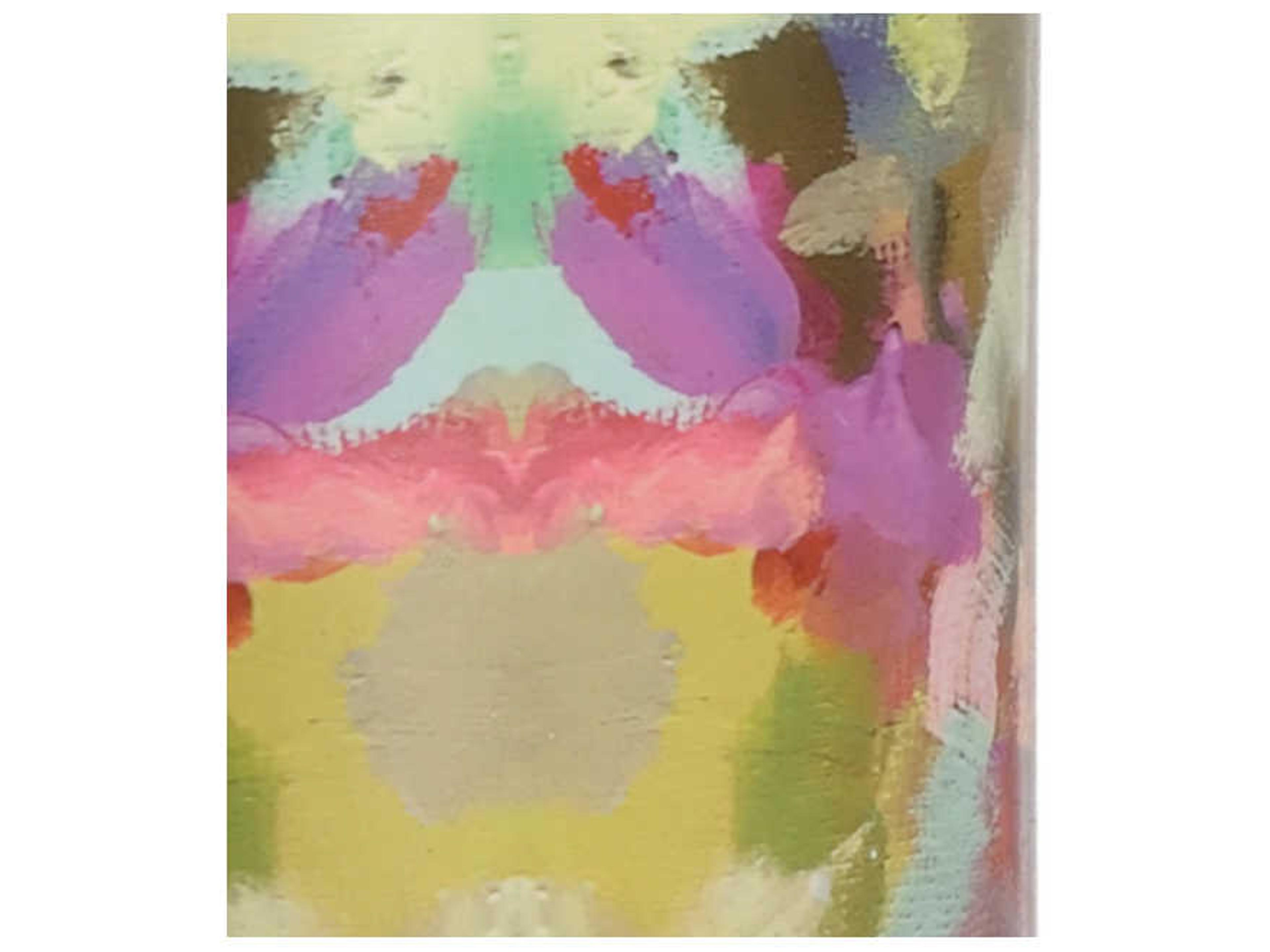 Wildwood Indigo Girl-III Green Purple Pink White Linen Blue Buffet Lamp