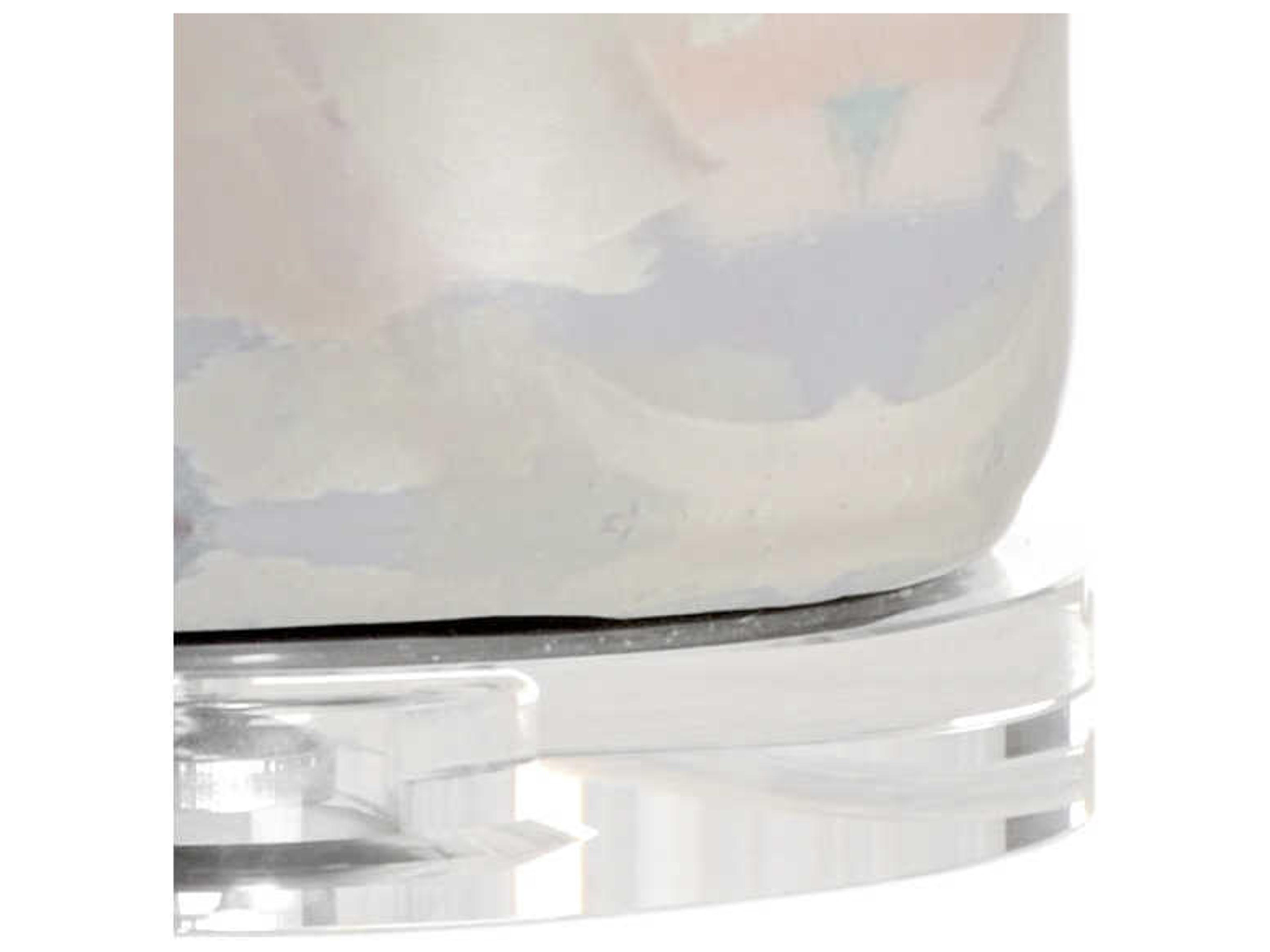 Wildwood Coral Bay Blue Gray Blush White Linen Purple Buffet Lamp