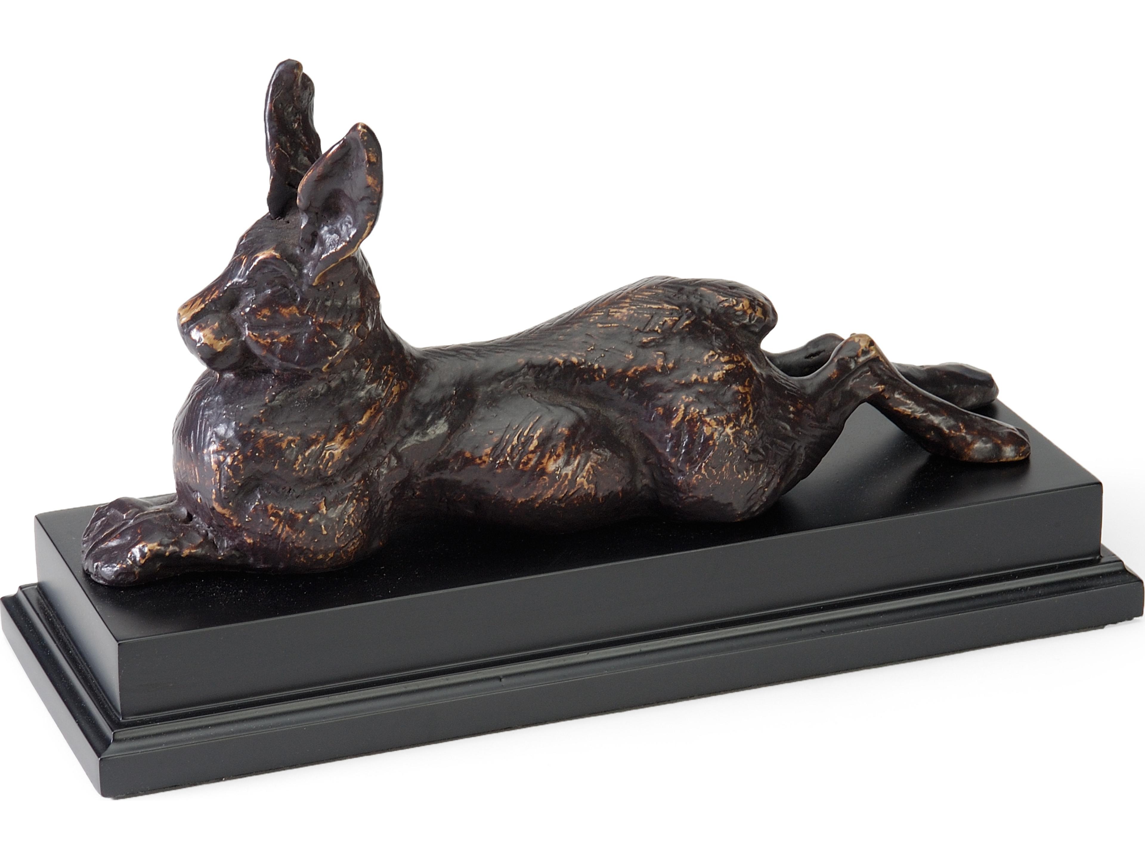 Wildwood Rabbit Antique Bronze Sculpture