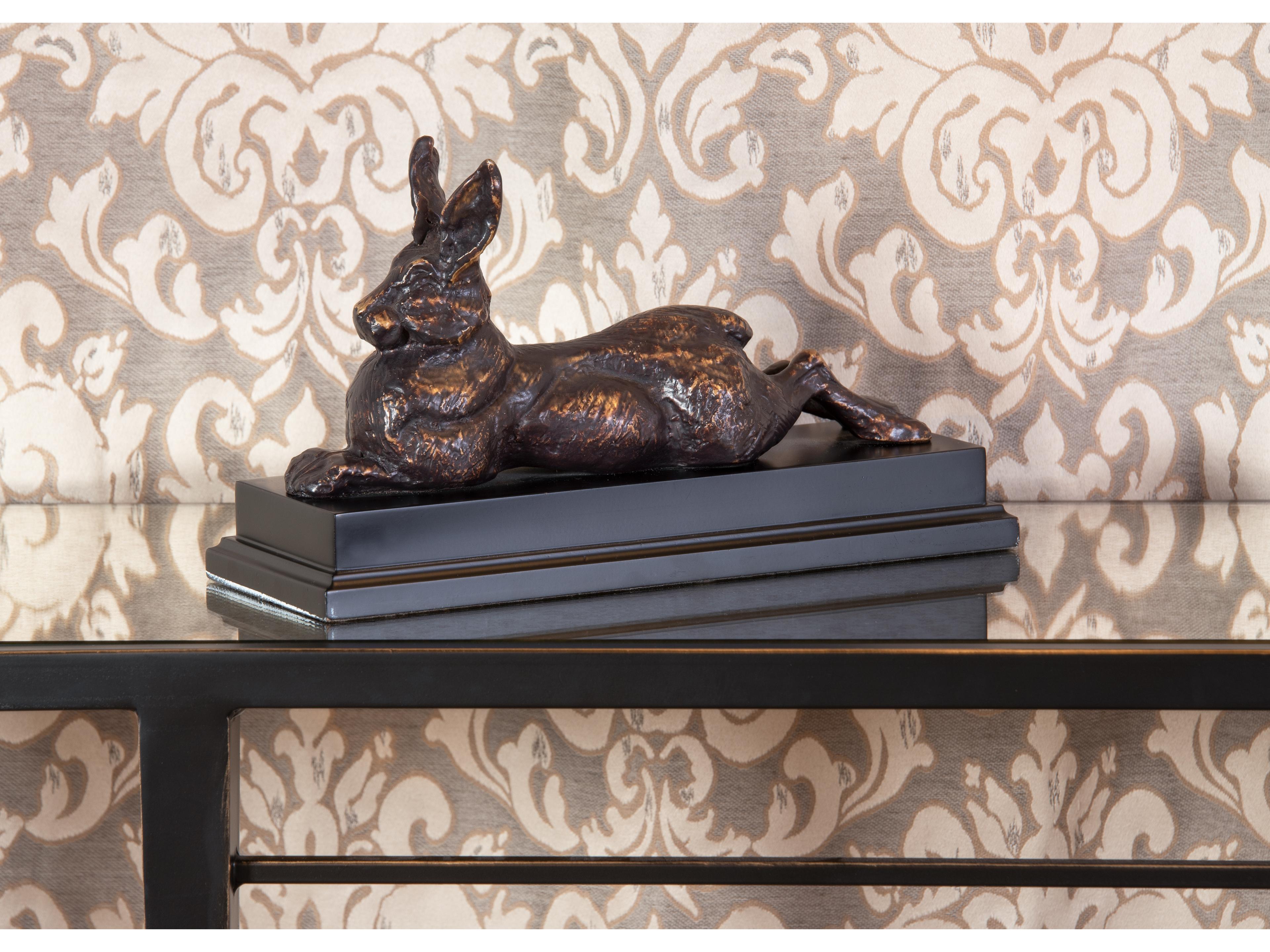 Wildwood Rabbit Antique Bronze Sculpture